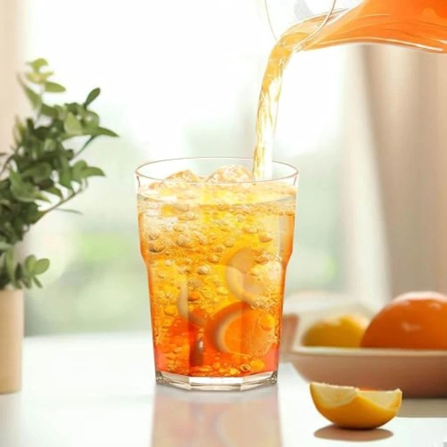 Affinity - 14-ounce clear plastic tumblers (set of 6), stackable, bpa- | eBay