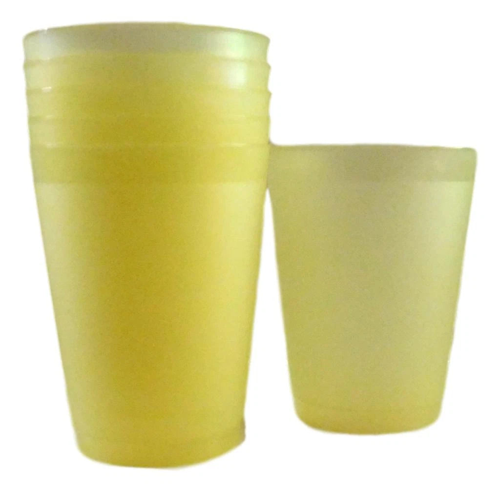 6 16 Ounce Frosted Flexible Glasses - 7 Color Choice - Unbreakable | eBay