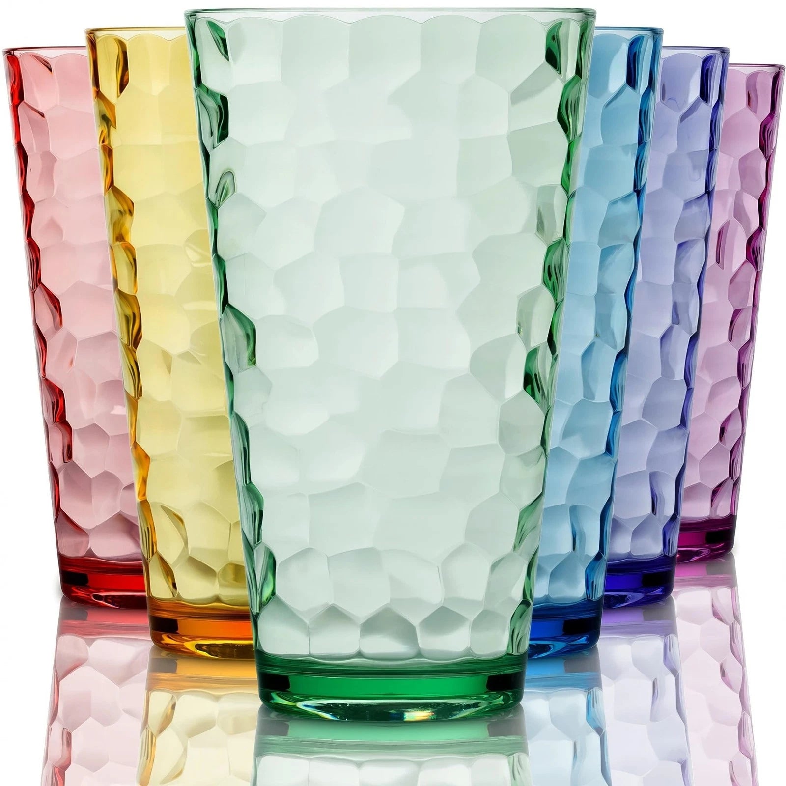 Hammered Plastic Drinking Tumbler, Dishwasher-Safe Premium Quality Water Glas... | eBay