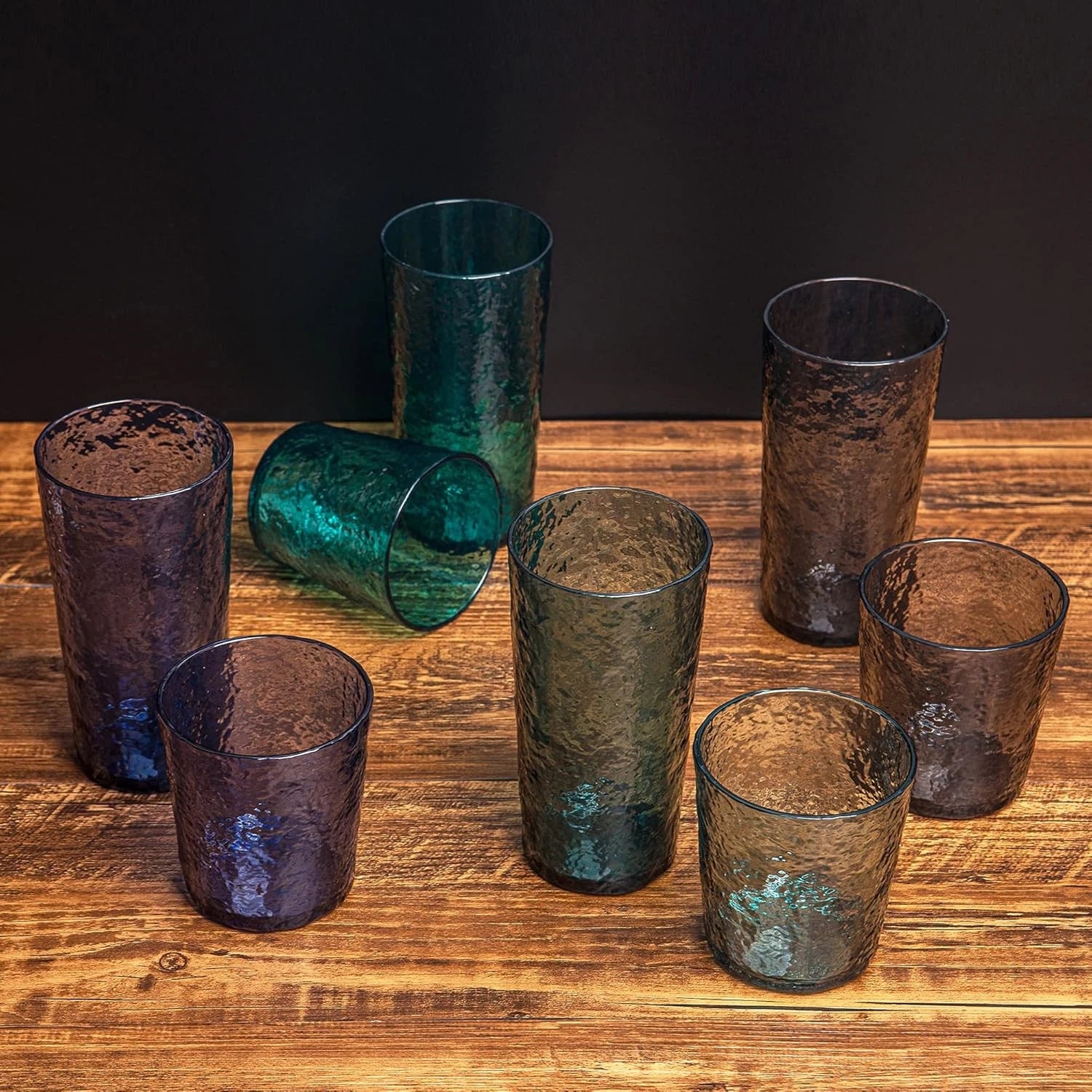 KX-WARE 18-ounce Acrylic Highball Glasses 8 Count (Pack of 1), Multicolor | eBay