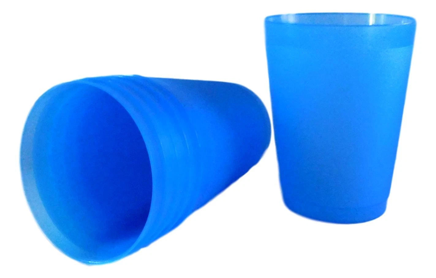 6 16 Ounce Frosted Flexible Glasses - 7 Color Choice - Unbreakable | eBay