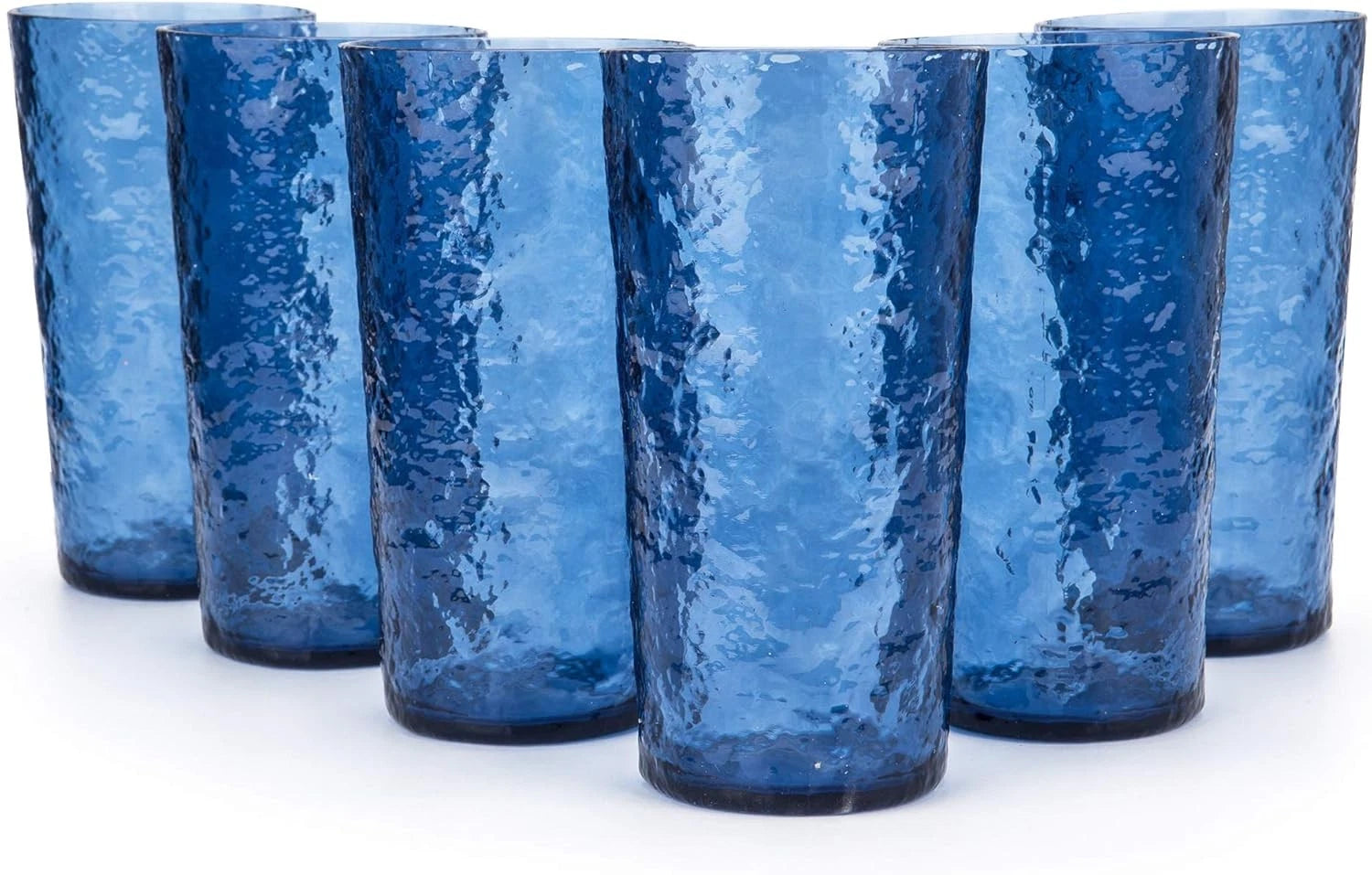 KX-WARE 18-ounce Acrylic Highball Glasses Plastic 6 Count (Pack of 1), Blue | eBay