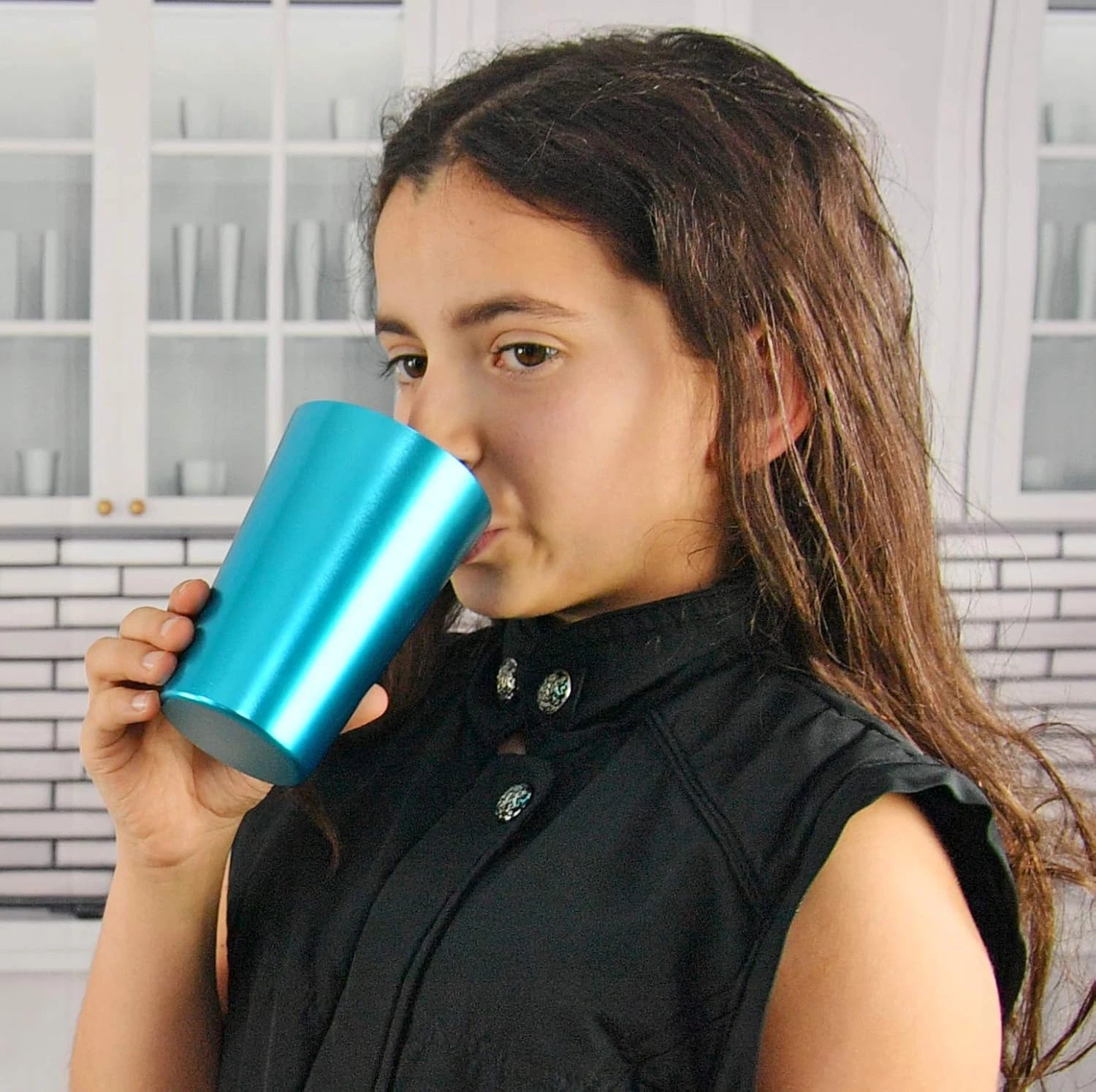 Colorful Aluminum Drinking Cups Set of 6, Colored Metal Tumblers, Shatte | eBay