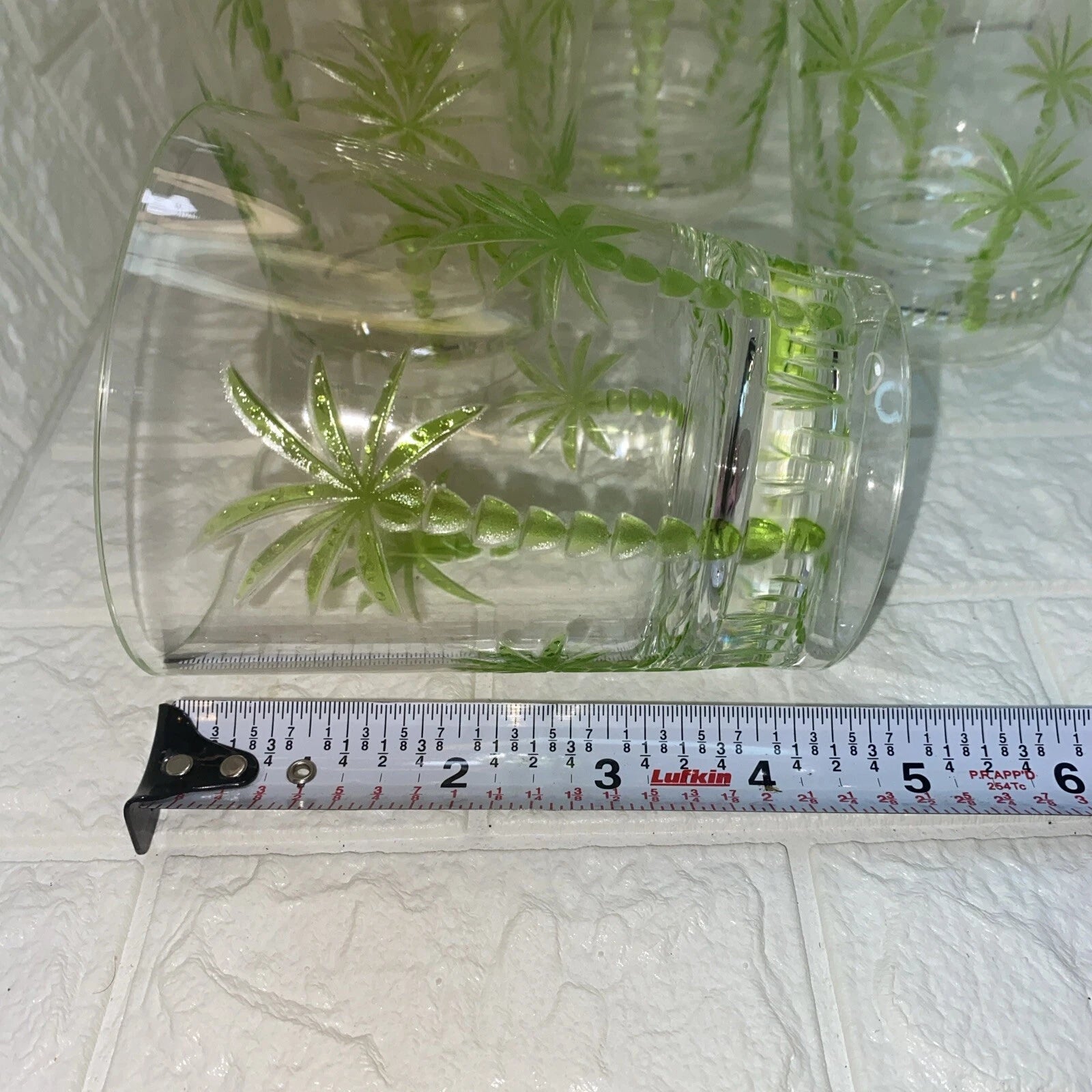 6 Ct. Acrylic Short Tumblers Palm Trees Drinking Cups Summer Tropical 4 1/2” LNC | eBay