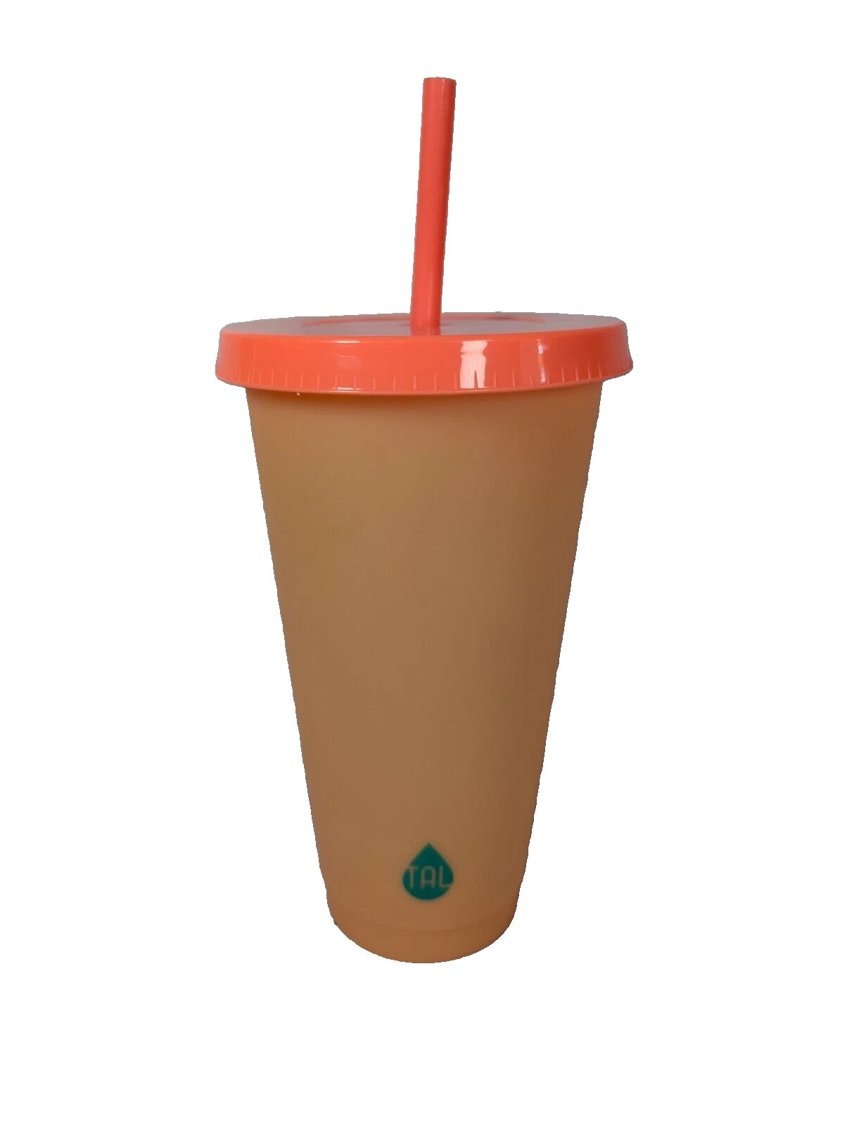 6 TAL Reusable Color Changing Plastic Drinking Cups, Straws and Lids Tumblers | eBay