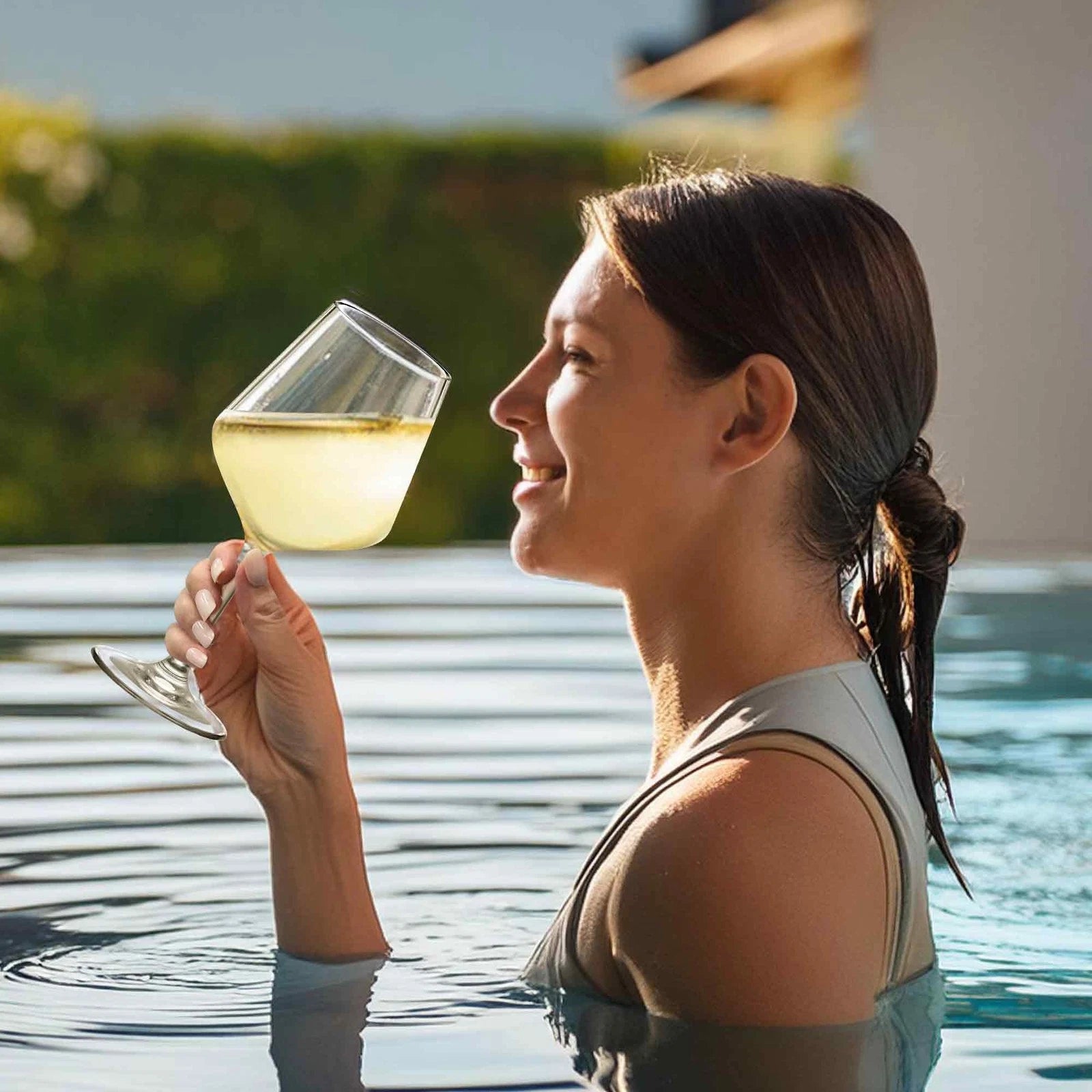 Abby Sasha Unbreakable Tritan Wine Glasses 14oz, BPA-Free, Reusable, Set of 6 | eBay