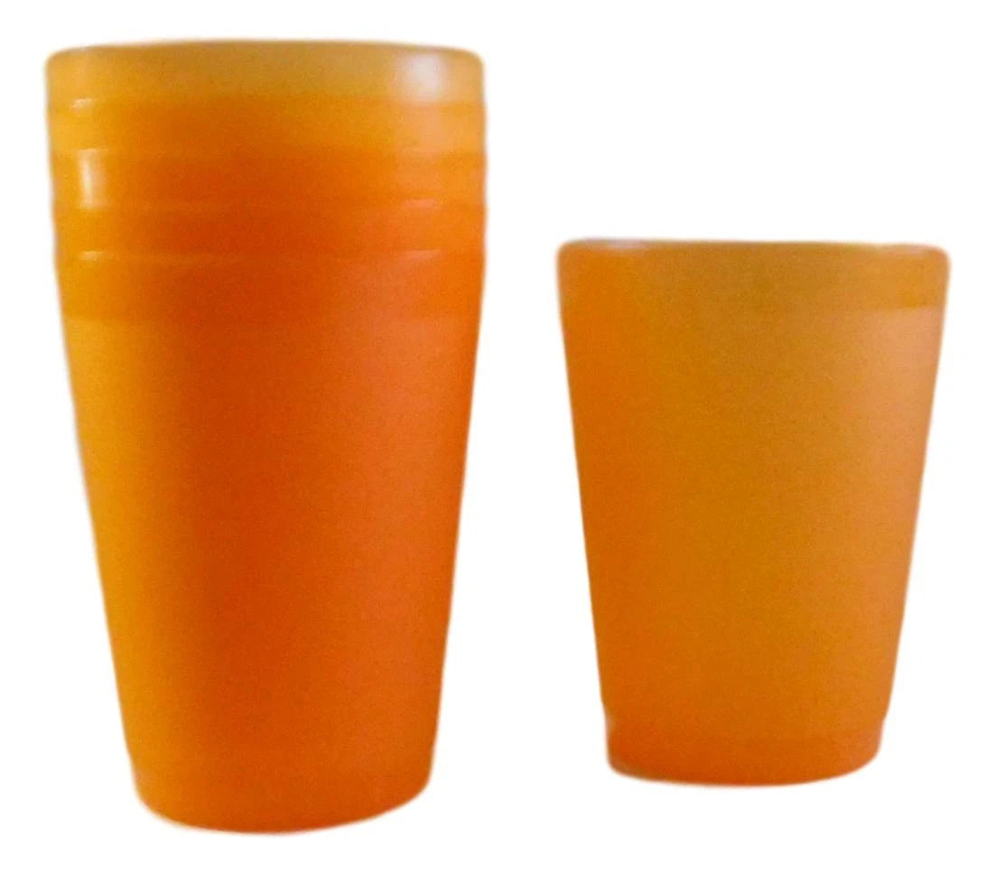 6 16 Ounce Frosted Flexible Glasses - 7 Color Choice - Unbreakable | eBay