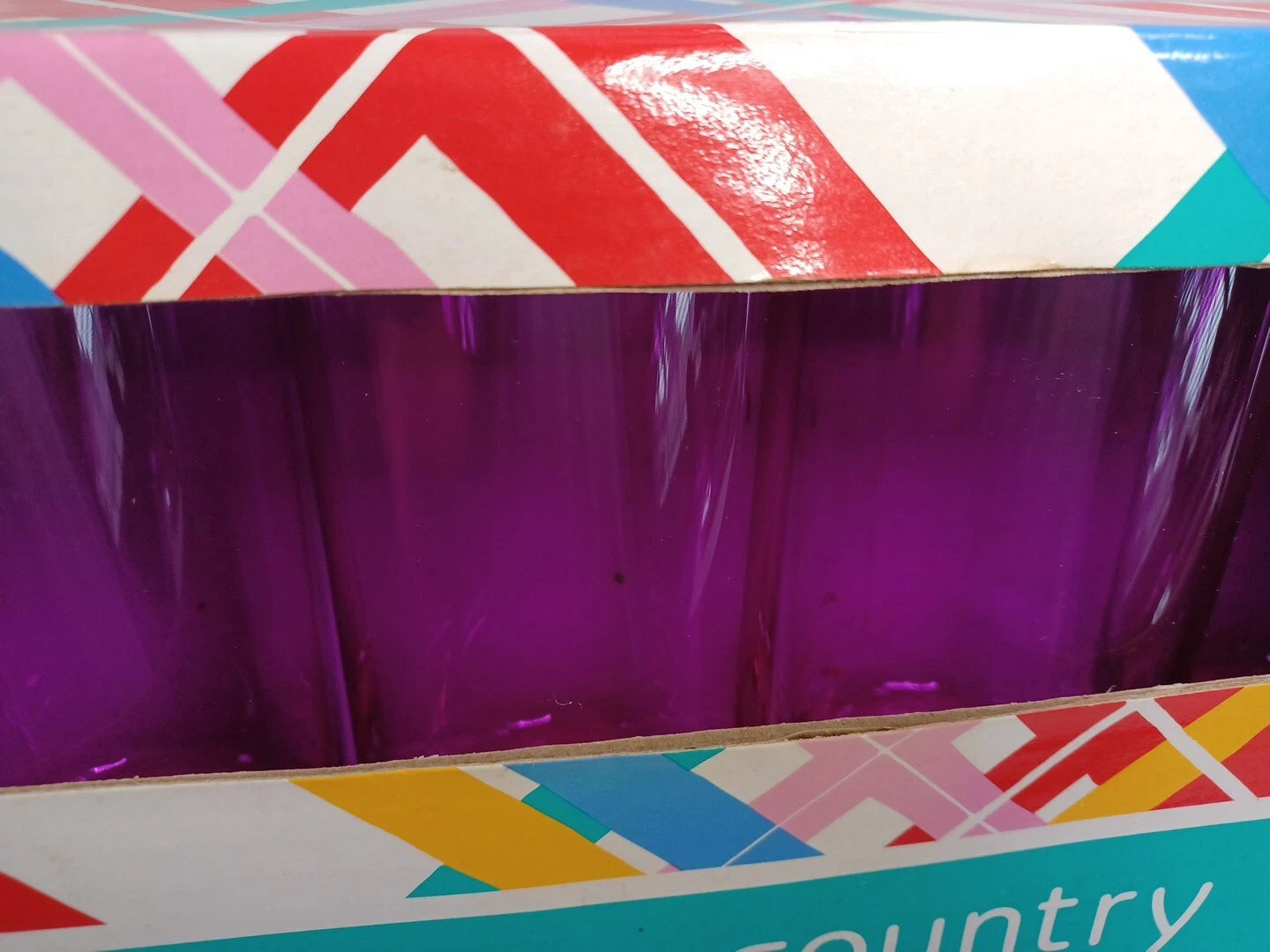 4 Vtg Sun Country Heavy Base Highball 19oz Acrylic Drink Glasses High Ball Boxed | eBay