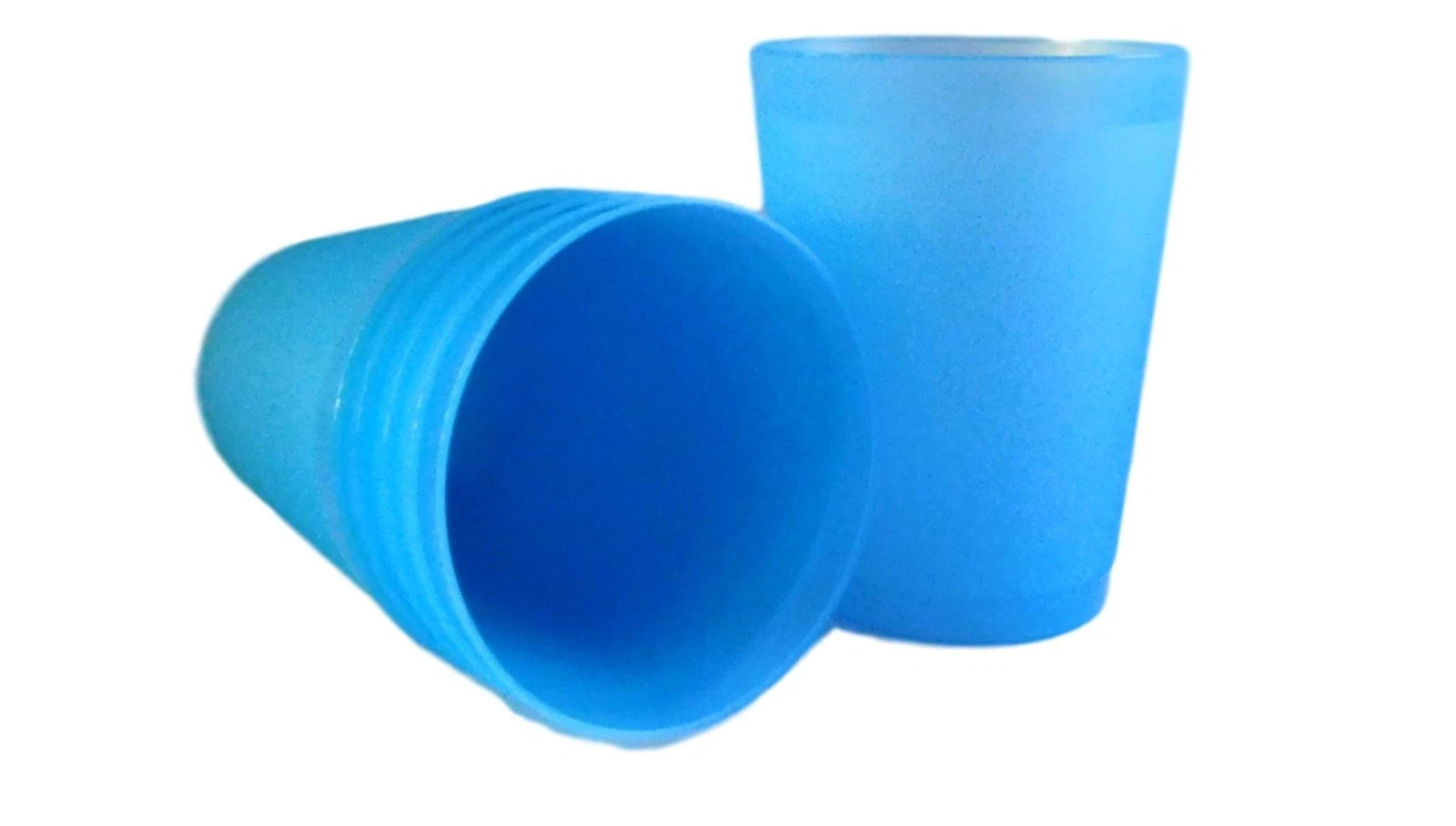 6 16 Ounce Frosted Flexible Glasses - 7 Color Choice - Unbreakable | eBay