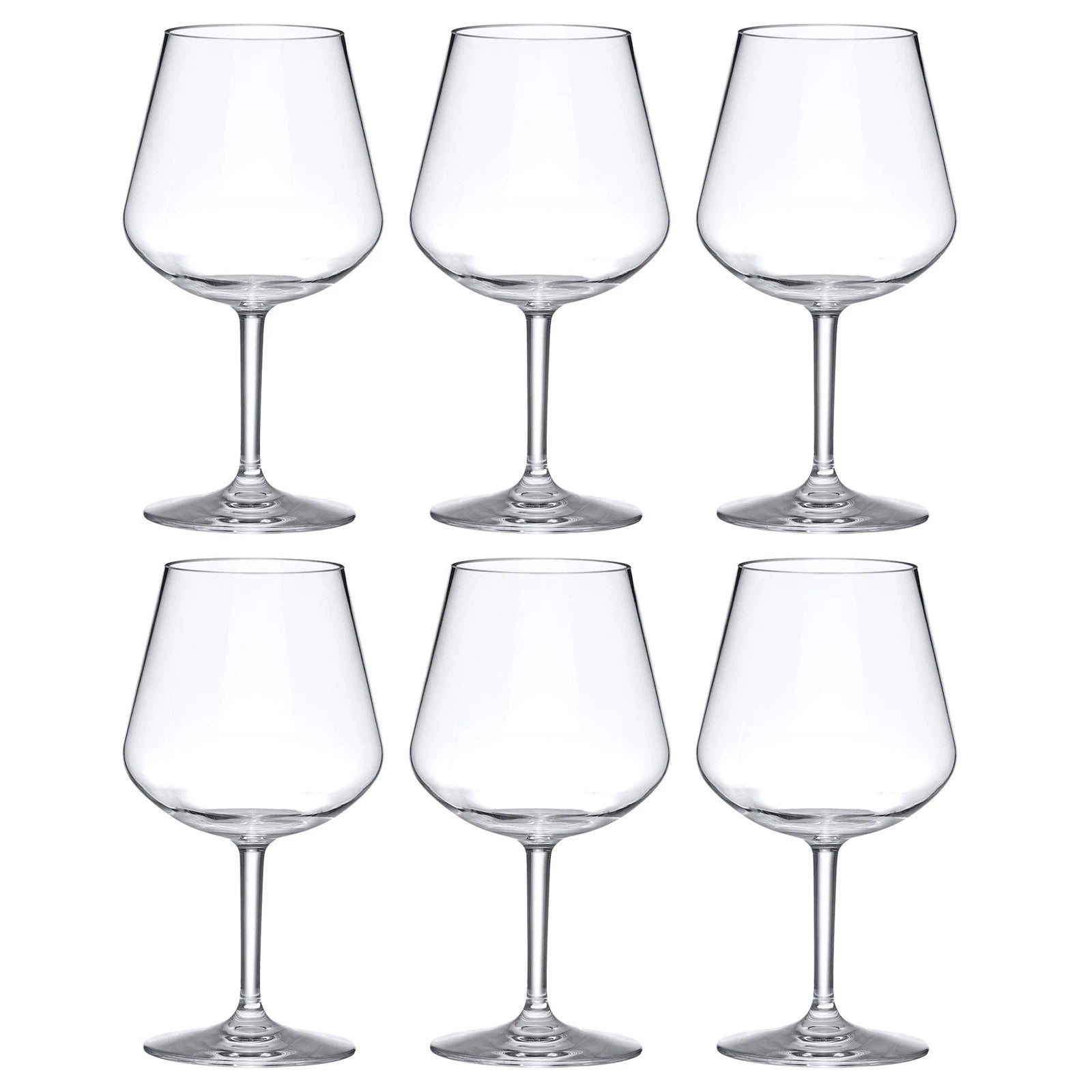 20oz Unbreakable Abby-Sienna Tritan Wine Glasses Set of 6, BPA-Free, Dishwash... | eBay