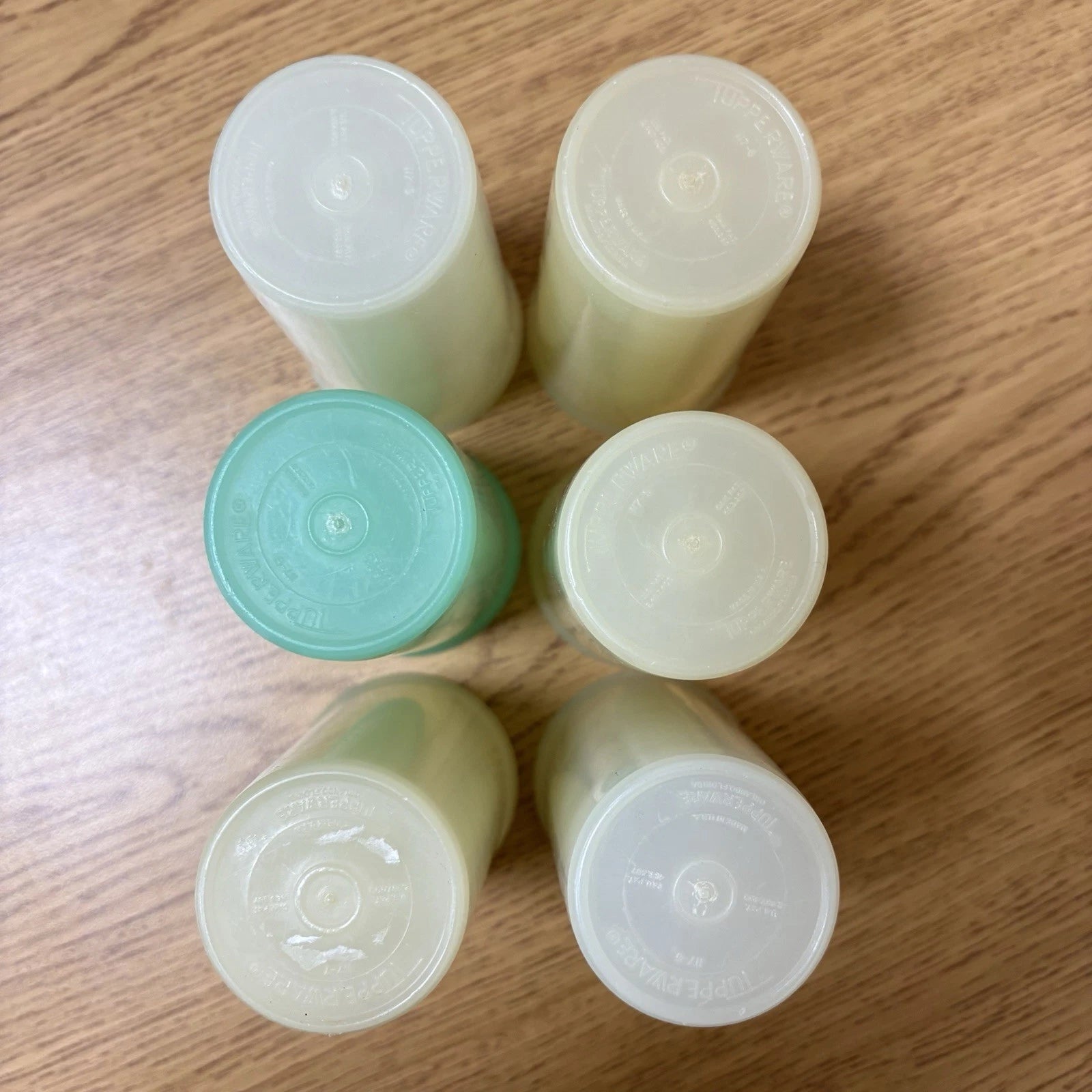 6 TUPPERWARE Small 6 oz. Tumblers #117 Cups Juice Glasses Vintage USA | eBay