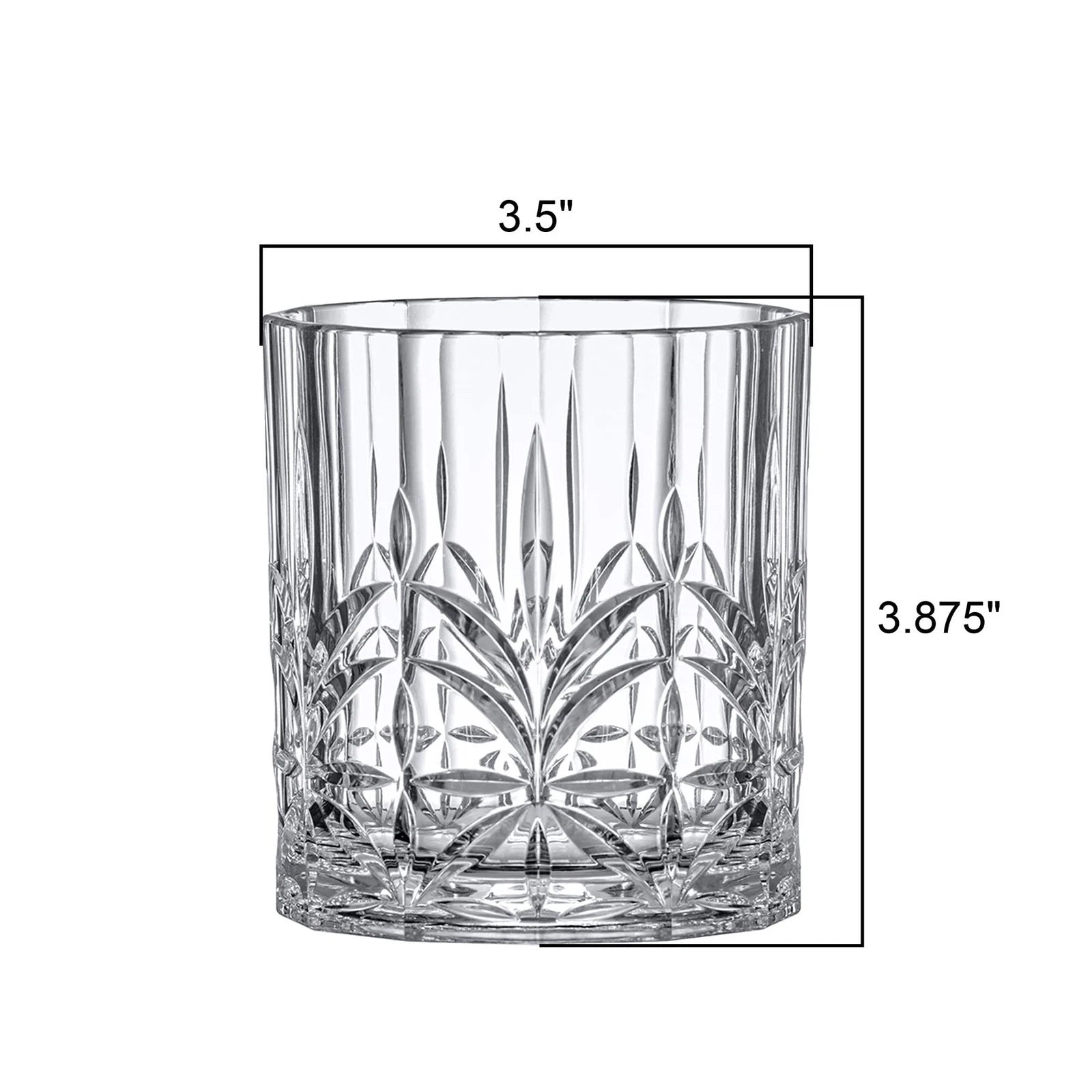Abby Whitney 14oz Plastic Whiskey Glasses Set of 6, BPA-Free, Shatter-Proof | eBay