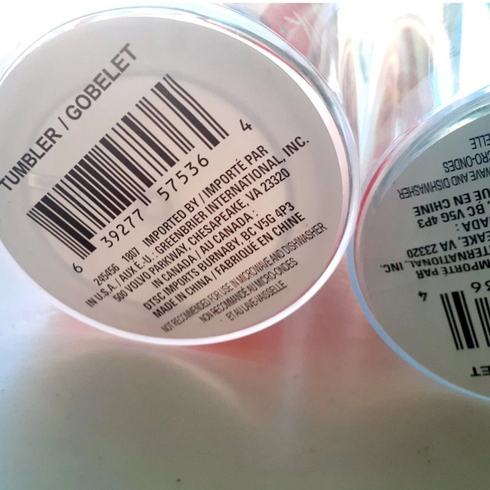 Christmas Theme Water Bottle Tumbler Goblet Lot of 3 with Lid and Straws NWOT | eBay