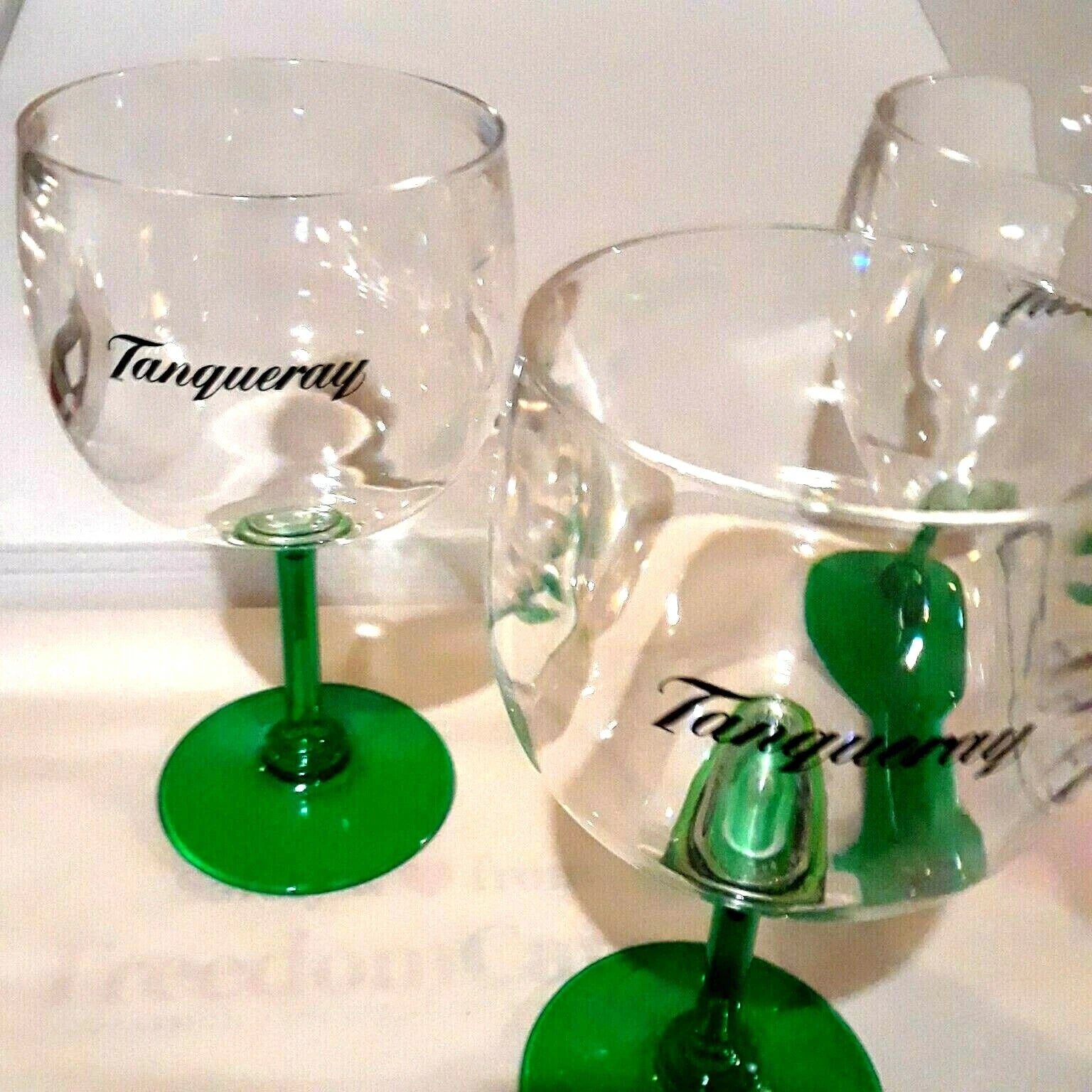 COPA GOBLET TANGUERAY HARD ACRYLIC Gin Cocktail Wine Set of 6 New Green | eBay