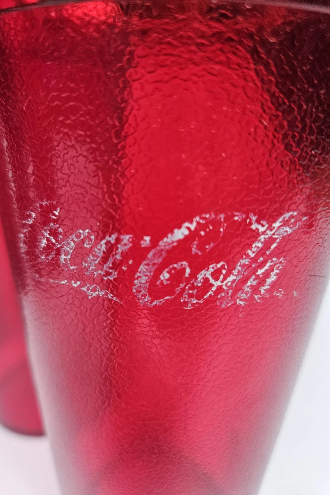 Coca-Cola Coke Ruby Red Plastic Tumblers Set of 6 - 20oz Cups Restaurant READ | eBay