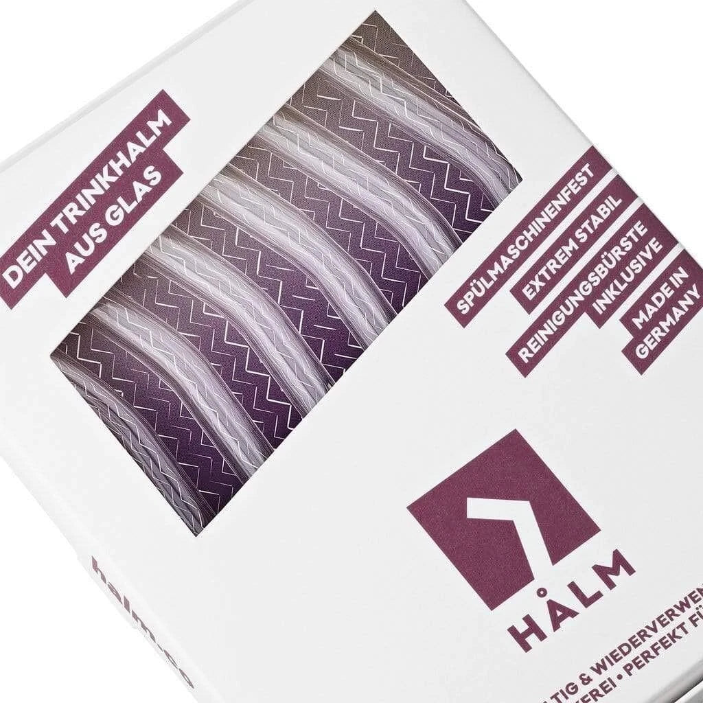 Eco-Friendly 6x 6-Inch Glass Straws with Plastic-Free Cleaning Brush, | eBay