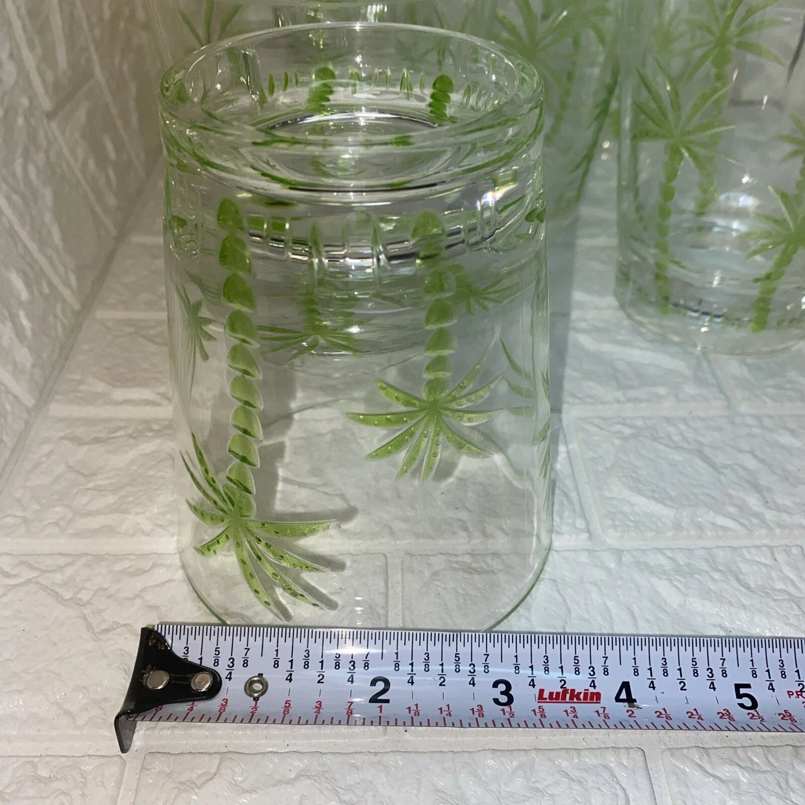 6 Ct. Acrylic Short Tumblers Palm Trees Drinking Cups Summer Tropical 4 1/2” LNC | eBay