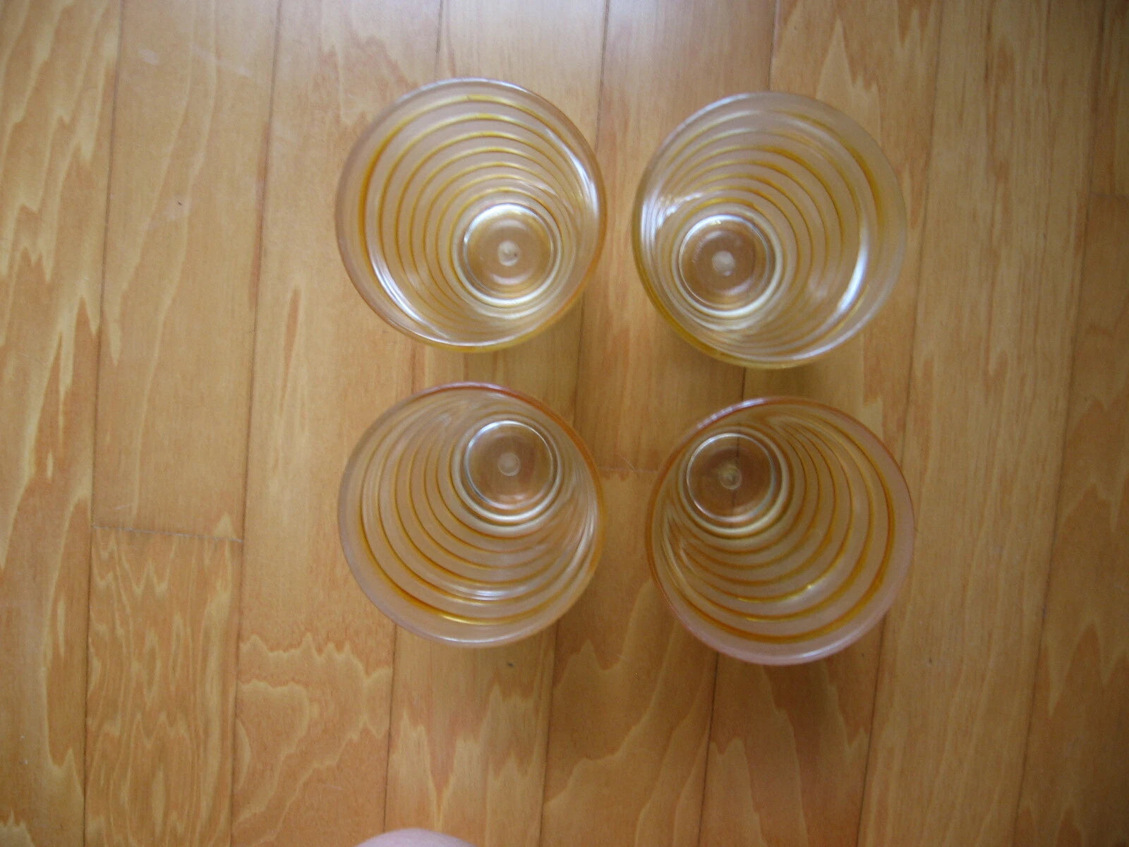 Acrylic Tumbler Drinking Glass Lot of 4 Frosted w/ Horizontal Lines 16 oz Taiwan | eBay