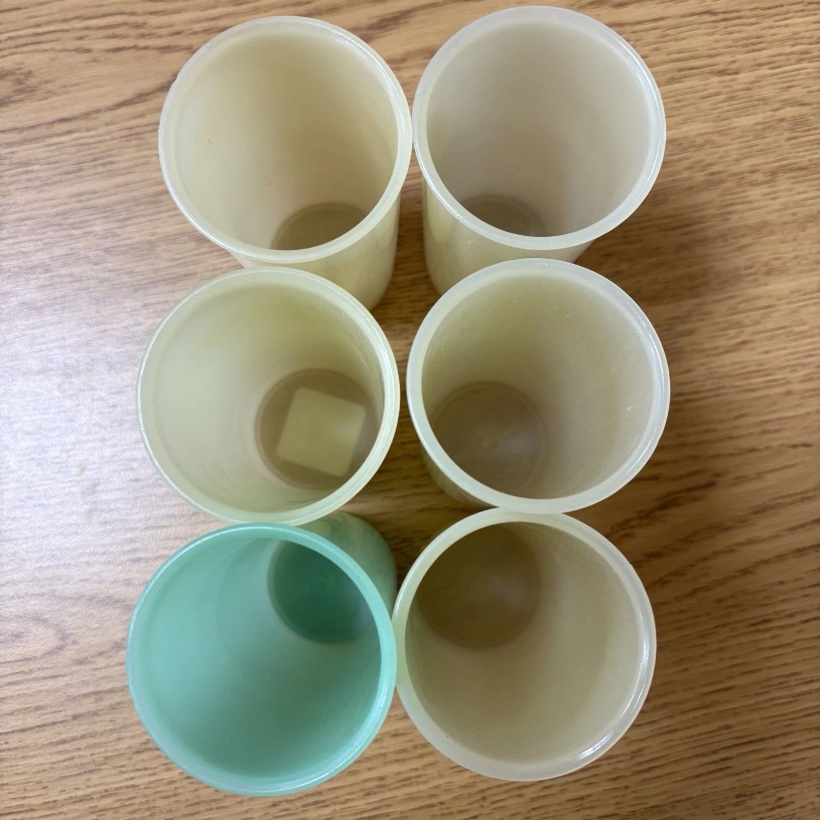 6 TUPPERWARE Small 6 oz. Tumblers #117 Cups Juice Glasses Vintage USA | eBay