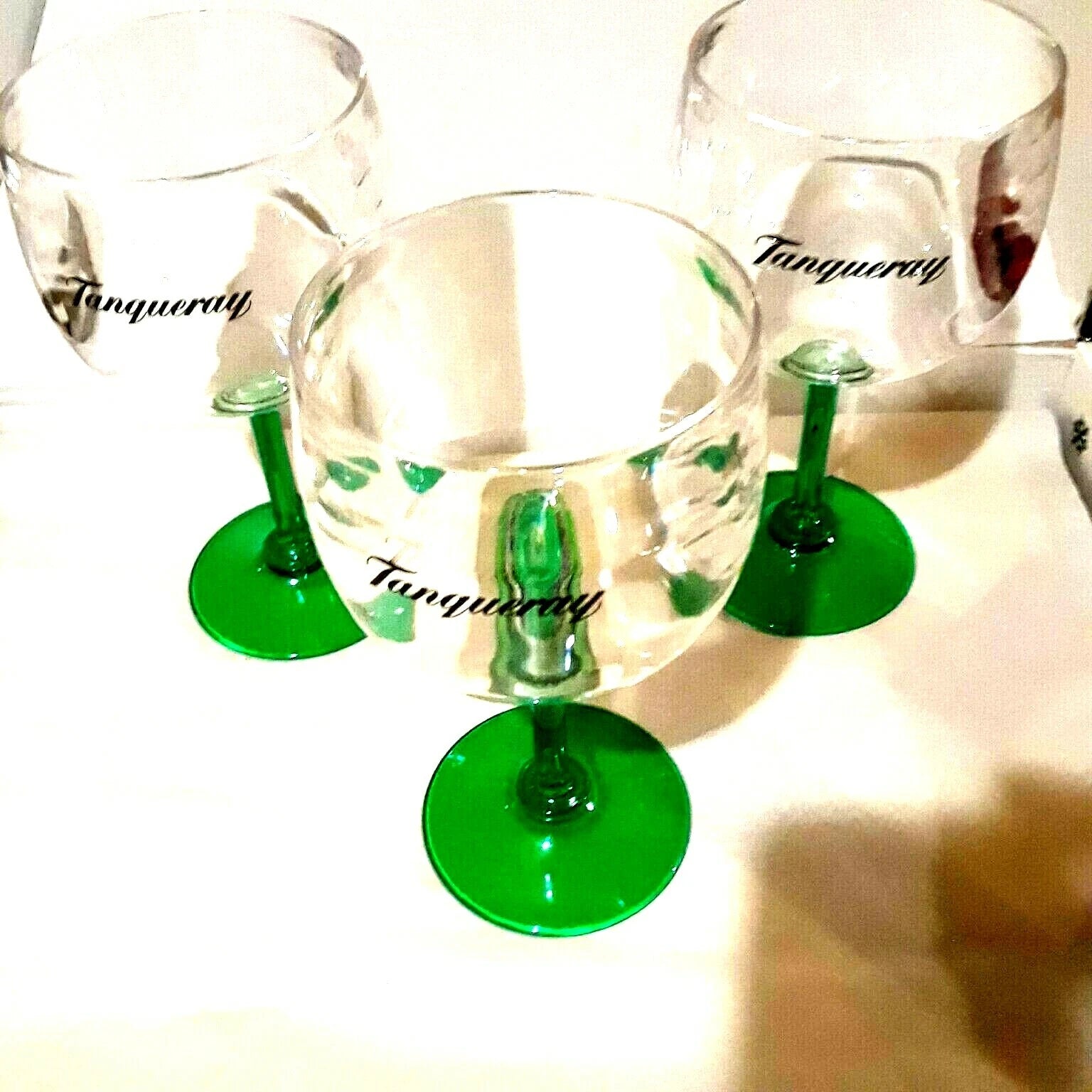 COPA GOBLET TANGUERAY HARD ACRYLIC Gin Cocktail Wine Set of 6 New Green | eBay