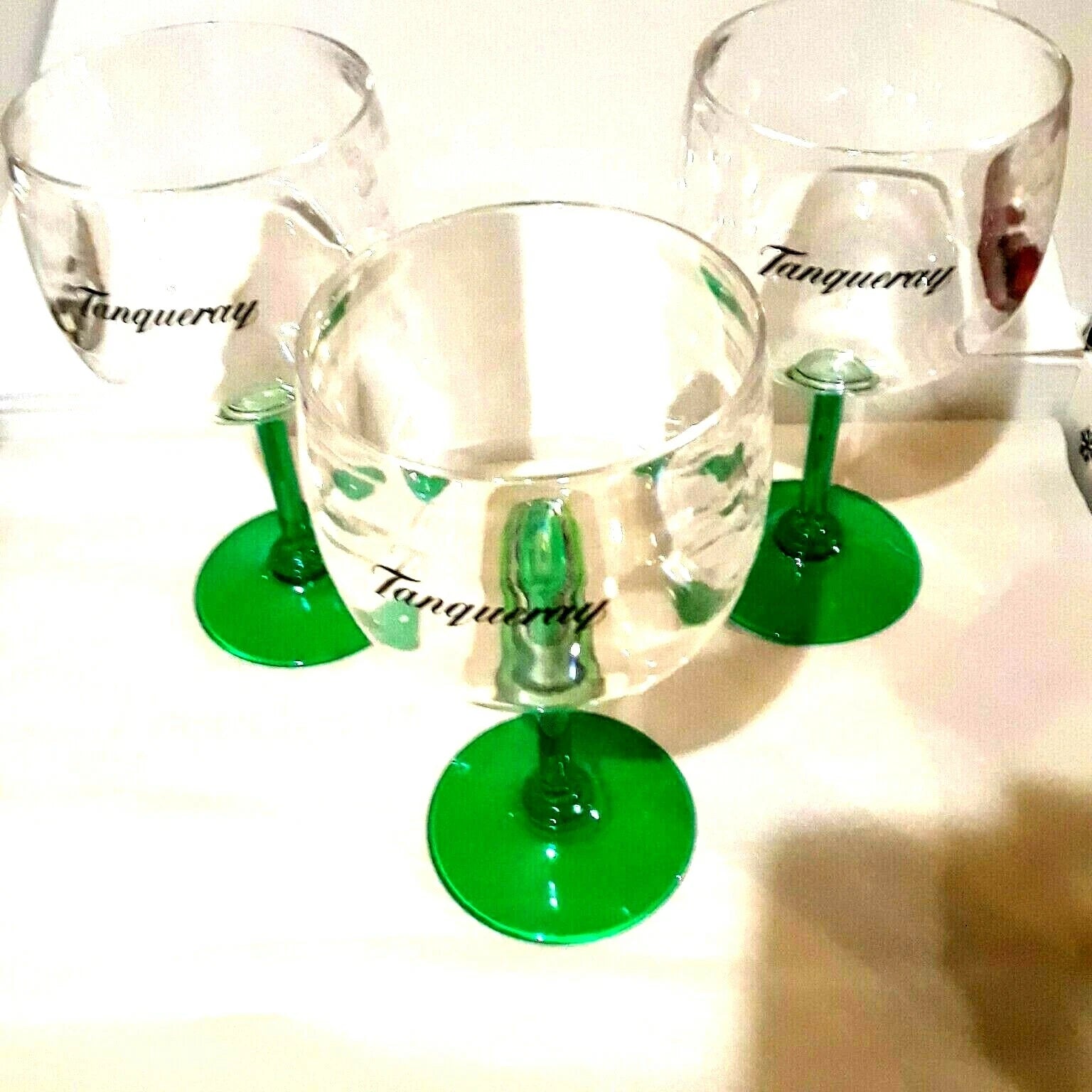 COPA GOBLET TANGUERAY HARD ACRYLIC Gin Cocktail Wine Set of 6 New Green | eBay