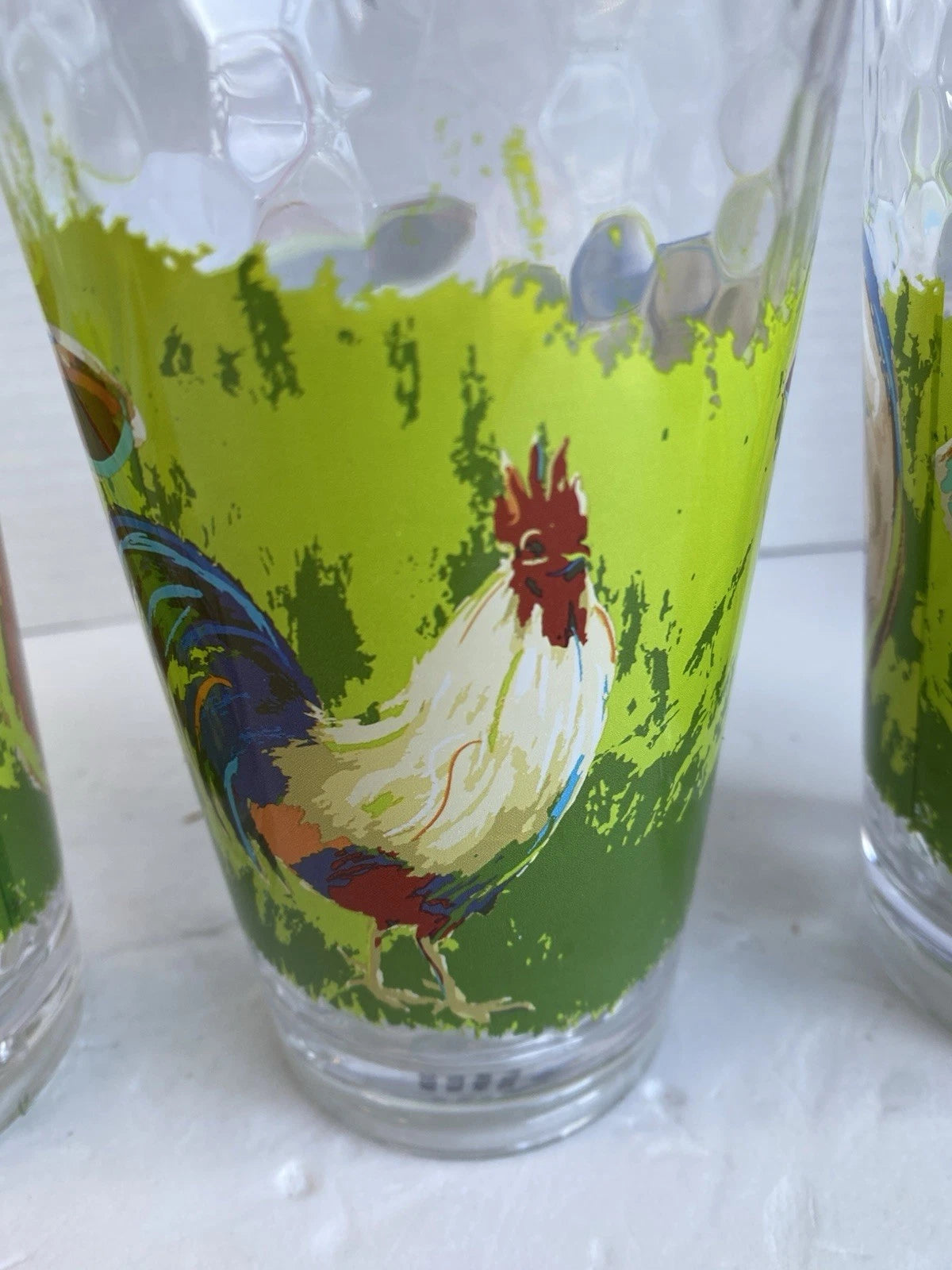 4 Farm Animal Plastic Glasses 6 1/2 Inches Tall | eBay