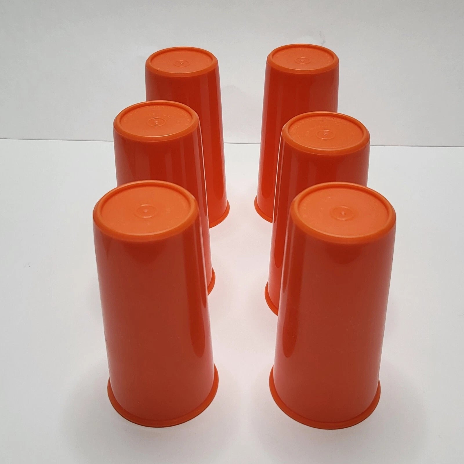 6 oz. Tupperware 117-24 Orange Juice Water Milk 4.25" Small Drink Cups Set of 6 | eBay