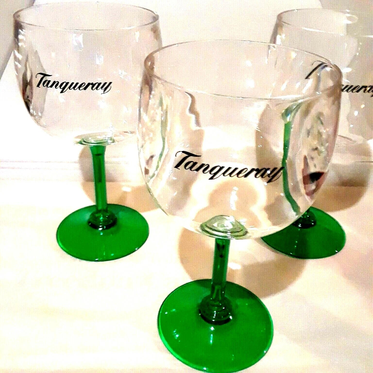 COPA GOBLET TANGUERAY HARD ACRYLIC Gin Cocktail Wine Set of 6 New Green | eBay