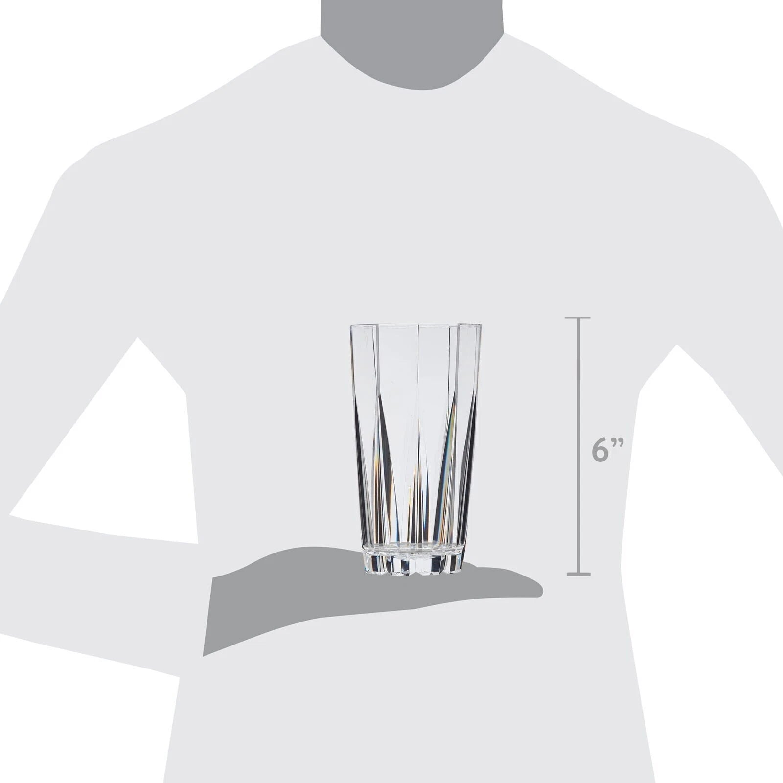 24-Ounce Clear Stackable Tumblers Set of 12 Drinkware Dishwasher Safe BPA-Free | eBay