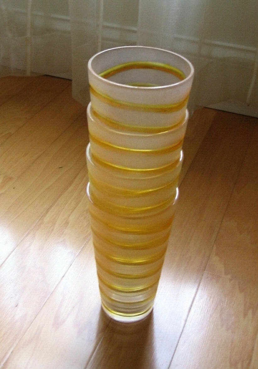 Acrylic Tumbler Drinking Glass Lot of 4 Frosted w/ Horizontal Lines 16 oz Taiwan | eBay