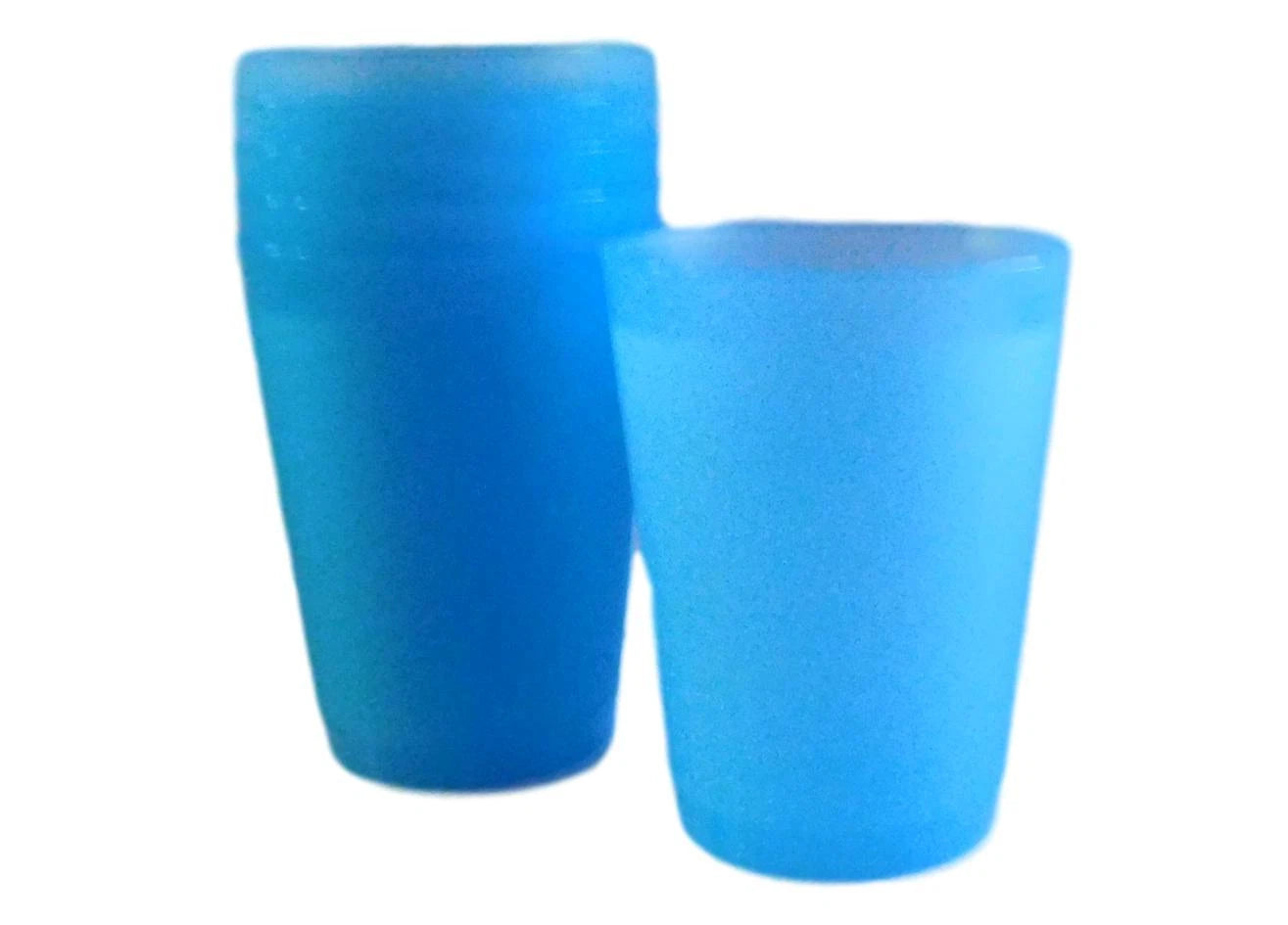 6 16 Ounce Frosted Flexible Glasses - 7 Color Choice - Unbreakable | eBay