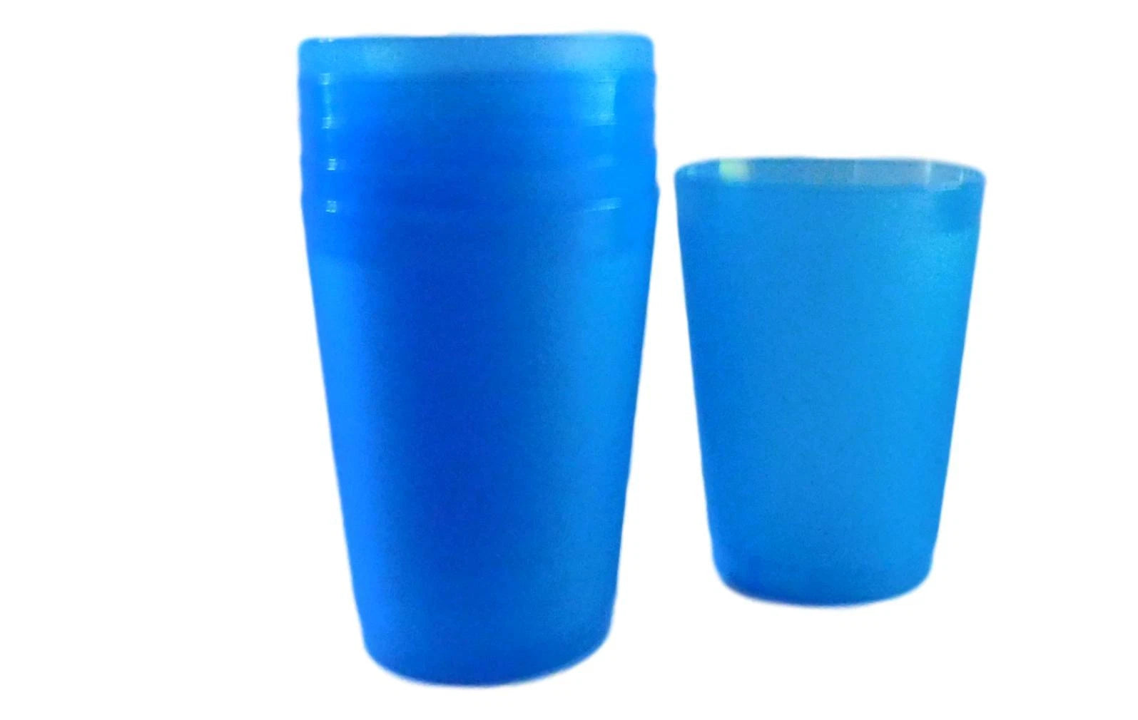 6 16 Ounce Frosted Flexible Glasses - 7 Color Choice - Unbreakable | eBay