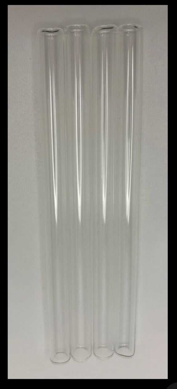 Glass Drinking Straws 4 Pack Reusable Clear 6 Inch Straight Replacement Straws | eBay