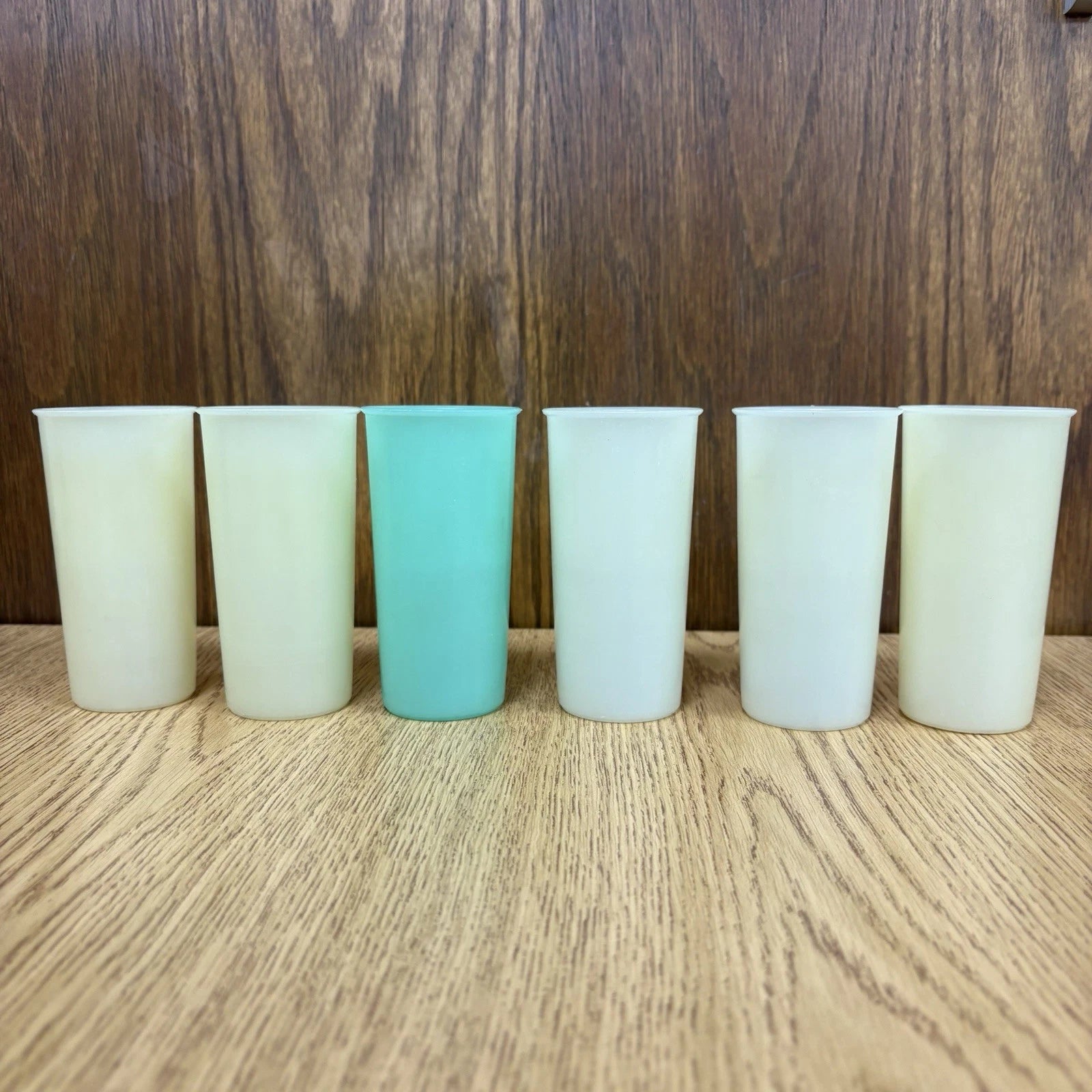 6 TUPPERWARE Small 6 oz. Tumblers #117 Cups Juice Glasses Vintage USA | eBay