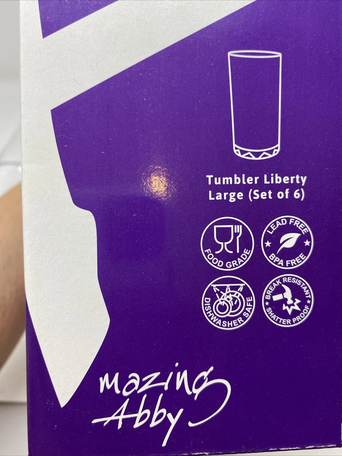 Amazing Abby - Liberty - 16 oz Plastic Tumblers (Set of 6) NEW | eBay