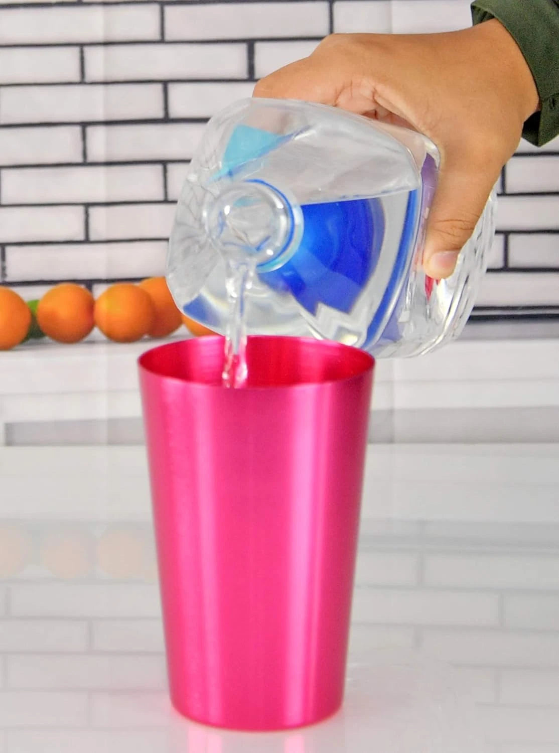 Colorful Aluminum Drinking Cups Set of 6, Colored Metal Tumblers, Shatte | eBay