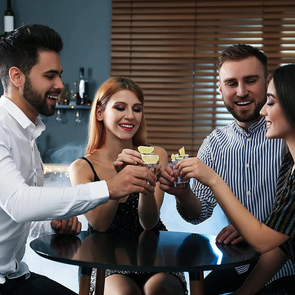 Vivimee 30 Pack Heavy Base Shot Glasses Bulk, 2.2 Oz Square Shot Glass Set | eBay