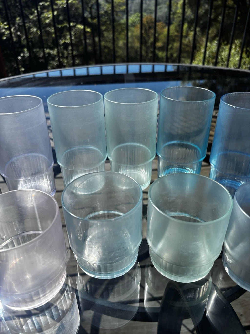 Vtg Tupperware Tumbler Cup Preludio Acrylic 6- 10 oz 6- 14 Oz Multi Color Set 12 | eBay