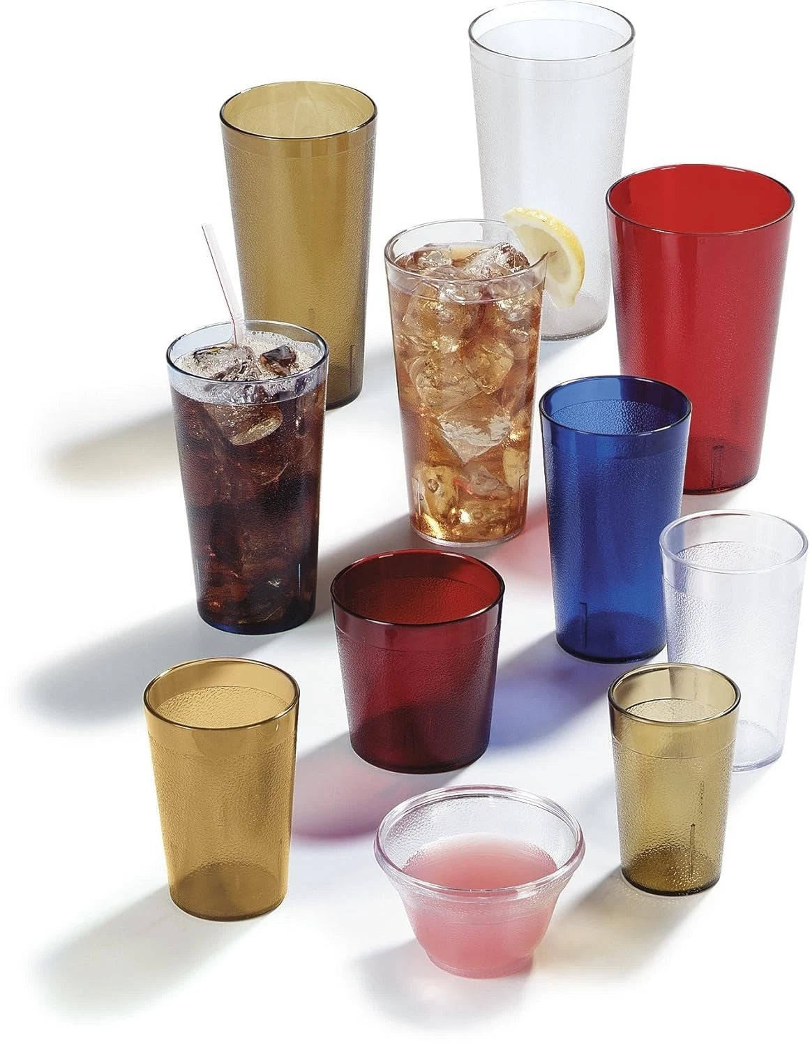 Set of 6 Stackable 16 oz Shatter-Resistant BPA-Free Tumblers – Clear & Durable | eBay