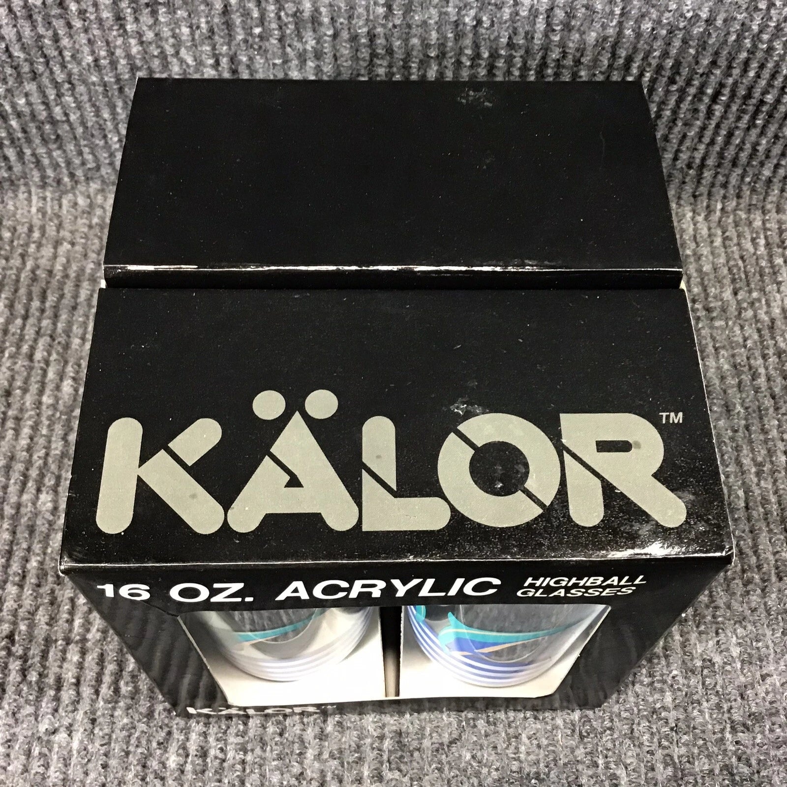 Vtg 1986 Aladdin Kalor 16 oz. Dolphin￼ Design Set Of 4 Acrylic Highball Glasses | eBay