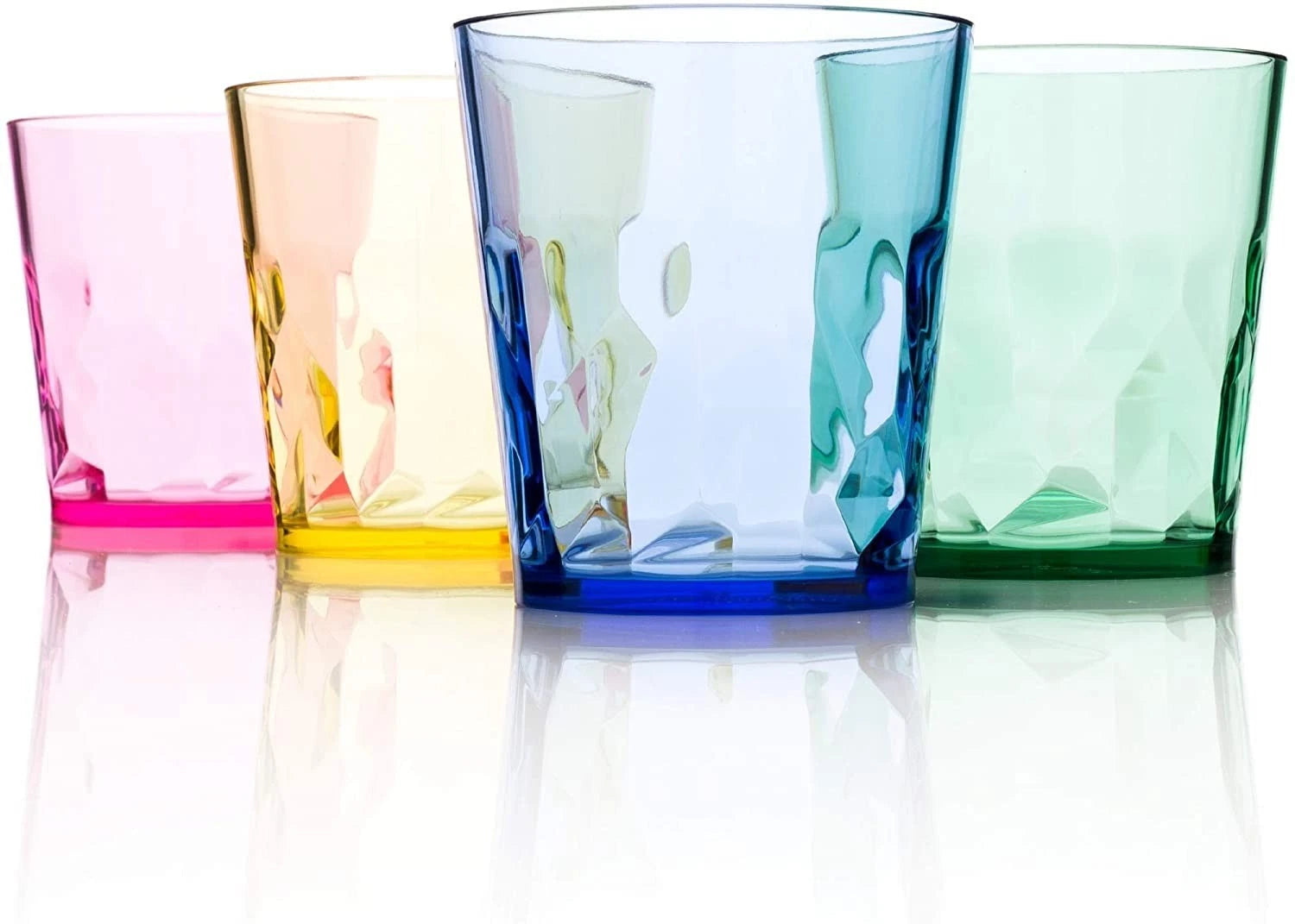 - 8 oz Unbreakable Premium Juice Glasses Kid Cups- Set of 4 - Super Acrylic P... | eBay