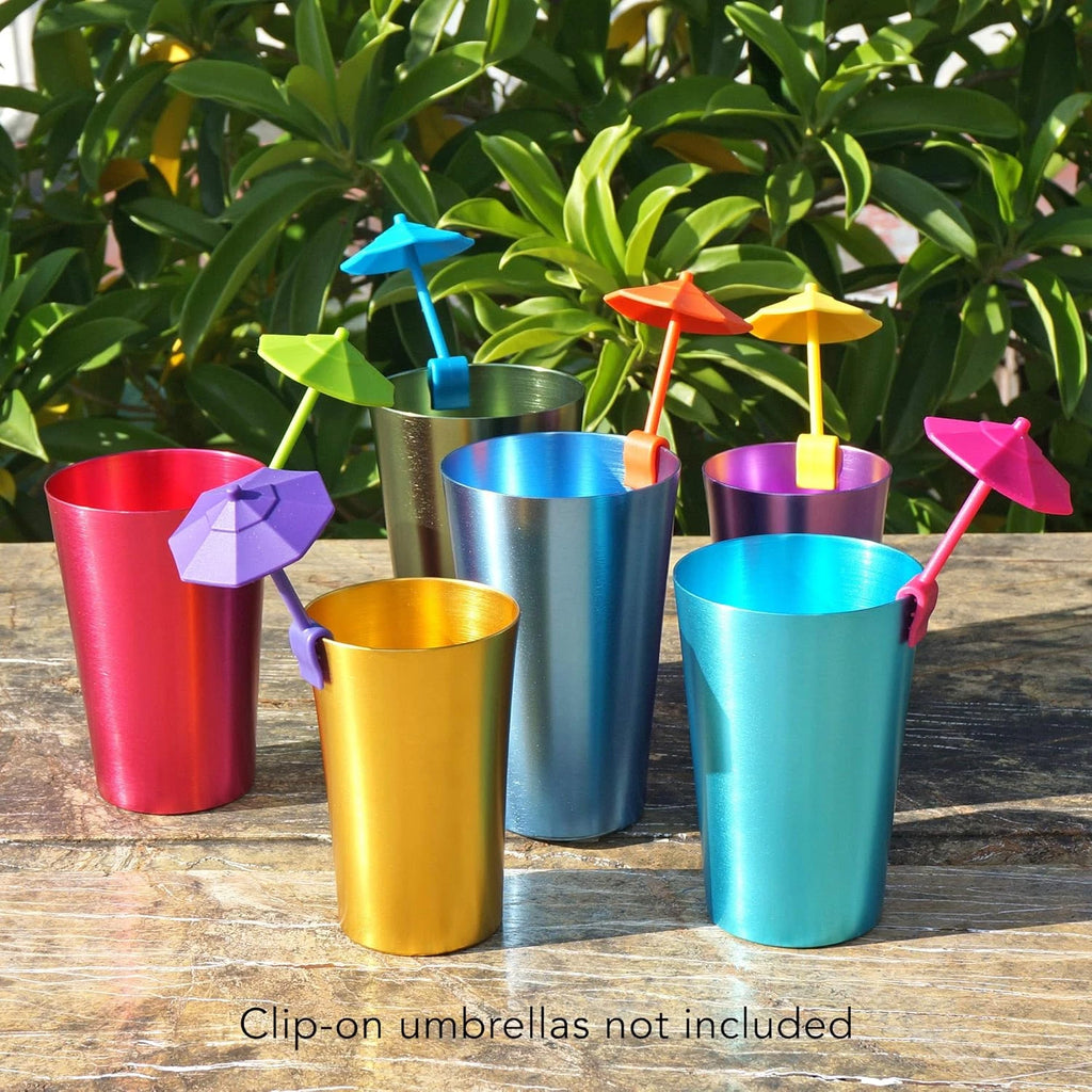 Aluminum Water Tumblers Set of 6 Different Color for Children Adults Travelling | eBay