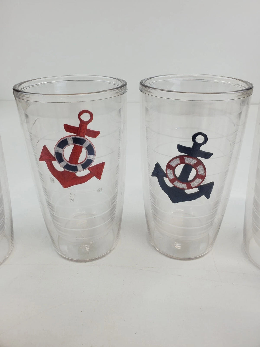 Set of 6 Plastic Insulated Nautical Tumblers 6" | eBay