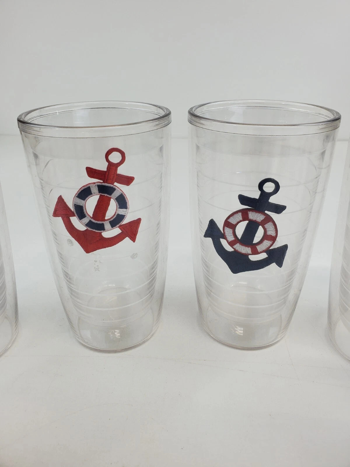 Set of 6 Plastic Insulated Nautical Tumblers 6" | eBay