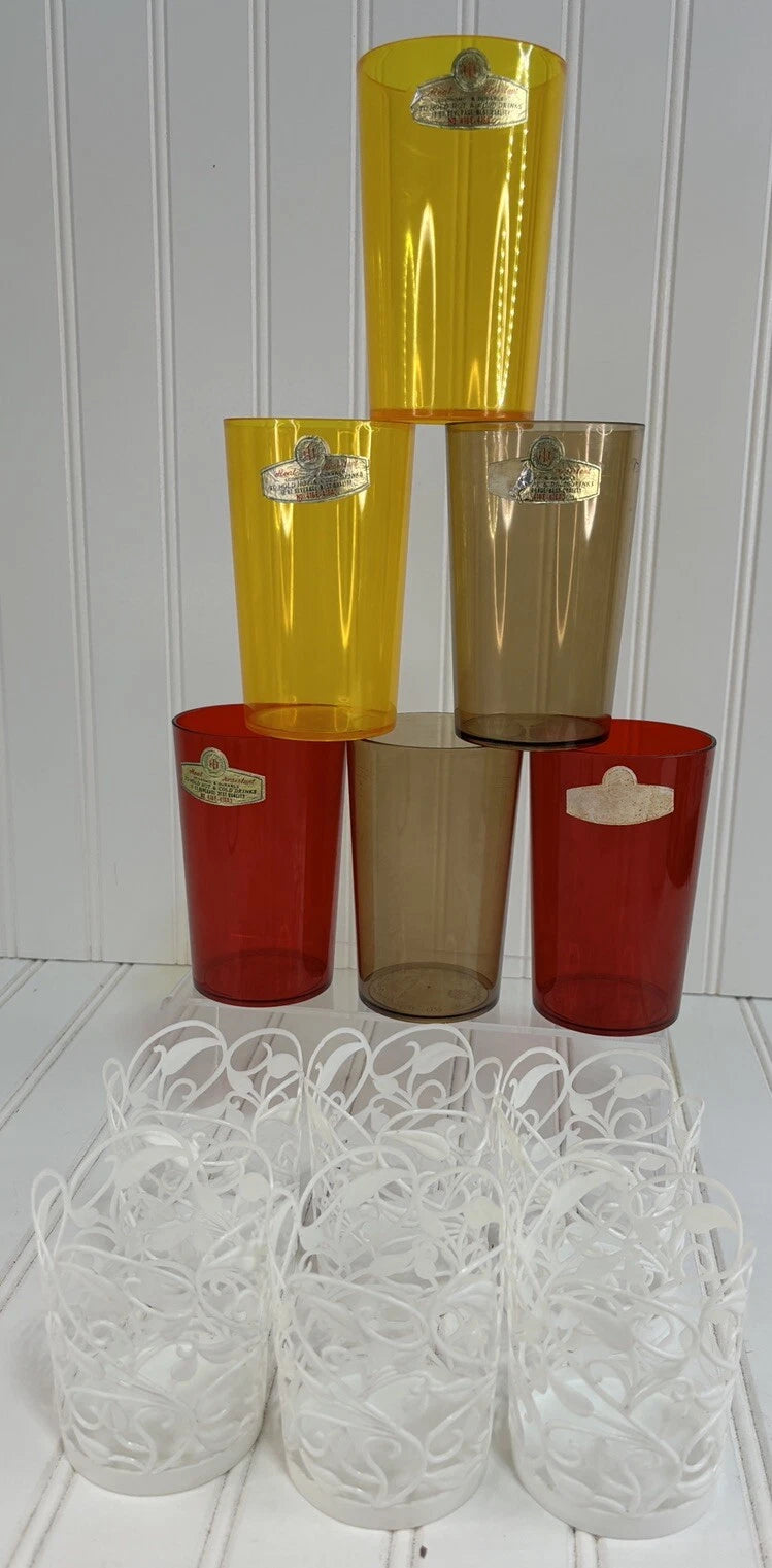 New Vintage cocktail tumblers, KH Hong Kong plastic tumblers, retro barware | eBay