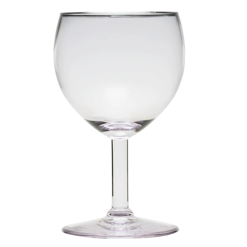 Shatterproof Plastic Wine Glasses, 6 oz, Set of 4, Heavy-Duty, BPA Free, Clear | eBay