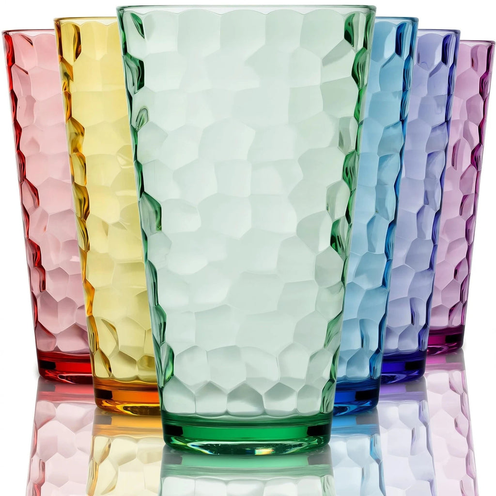 Hammered Plastic Drinking Tumbler, Dishwasher-Safe Premium Quality Water Glas... | eBay