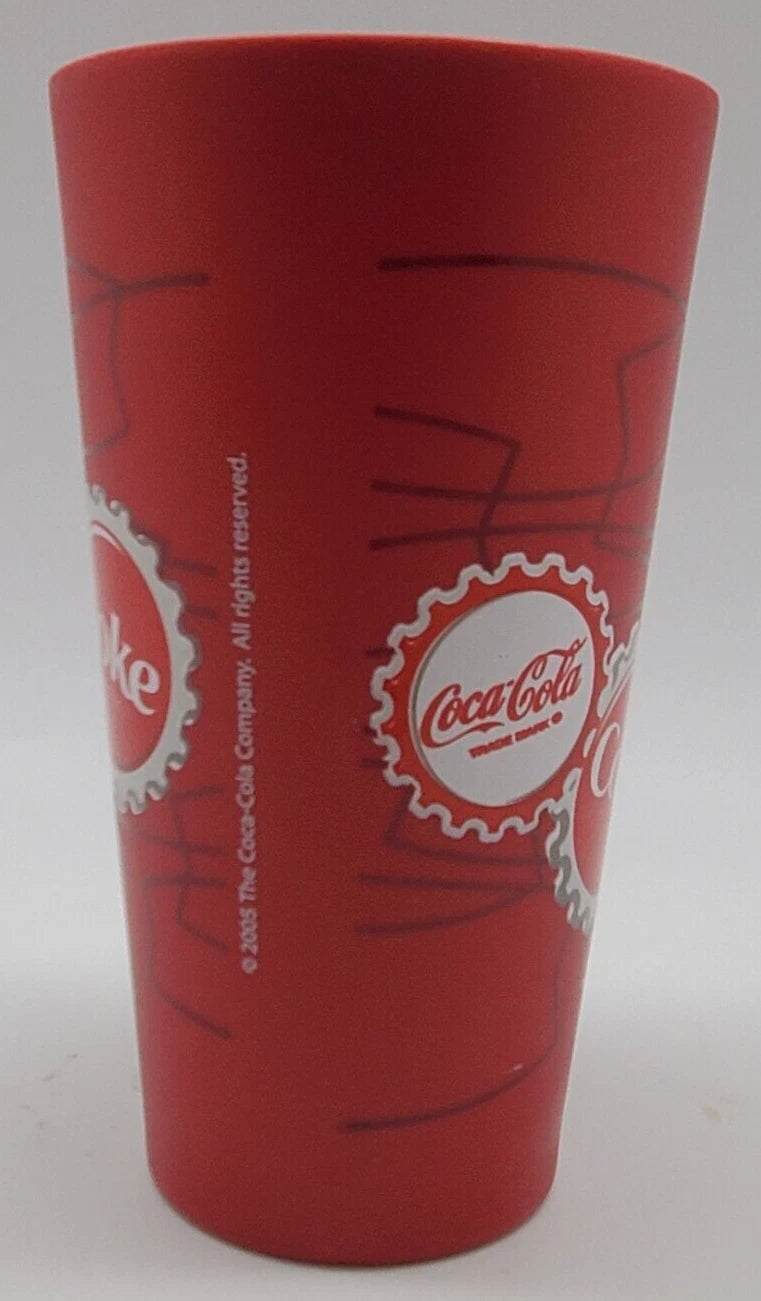 Vintage 2004 Coca Cola Collection Red Plastic Cup Tumblers Coke 7” Set of 6 | eBay