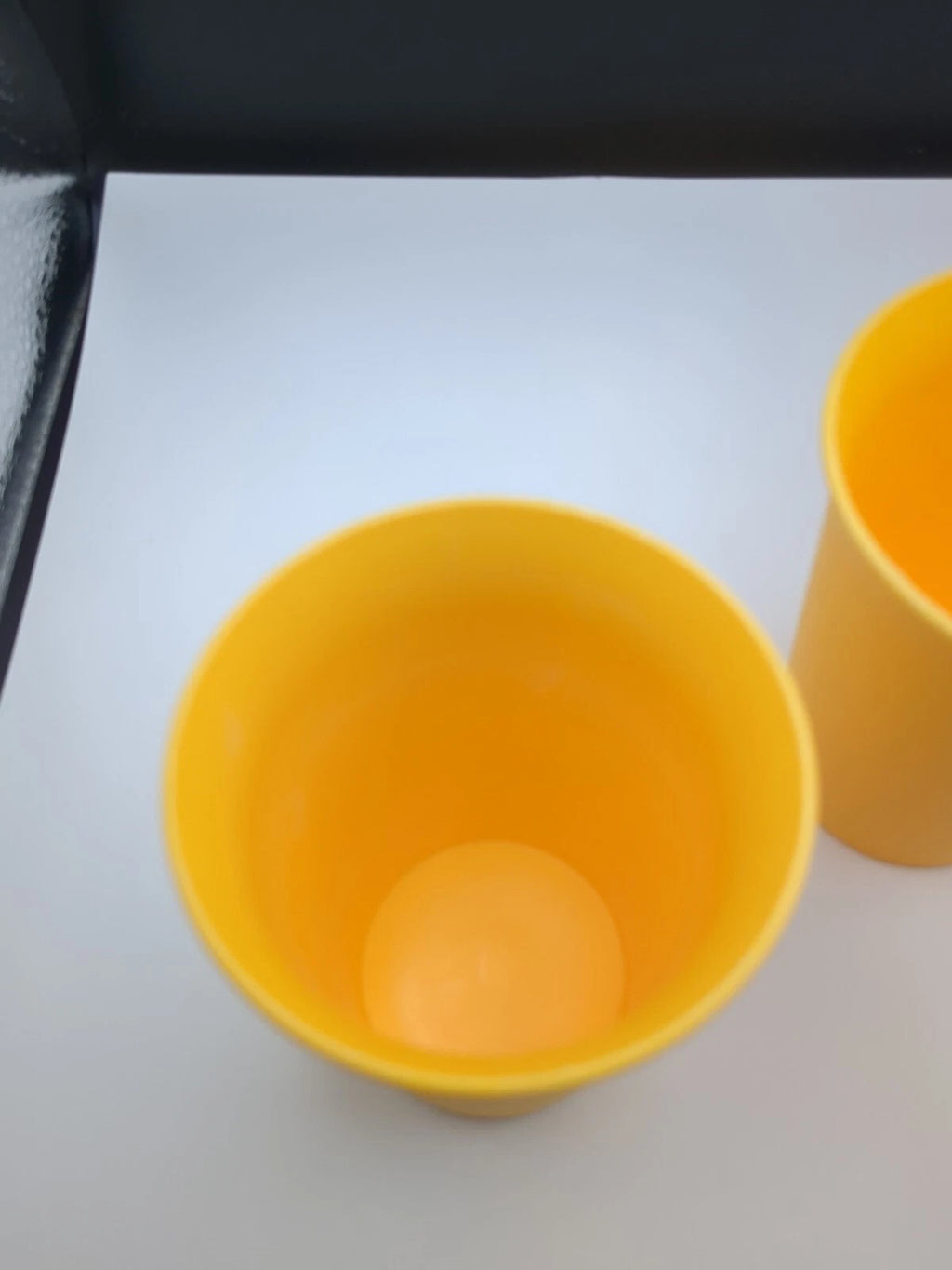 Vintage Tupperware Drinking Cups 6 oz #109 Yellow Set of 2 Tumblers | eBay