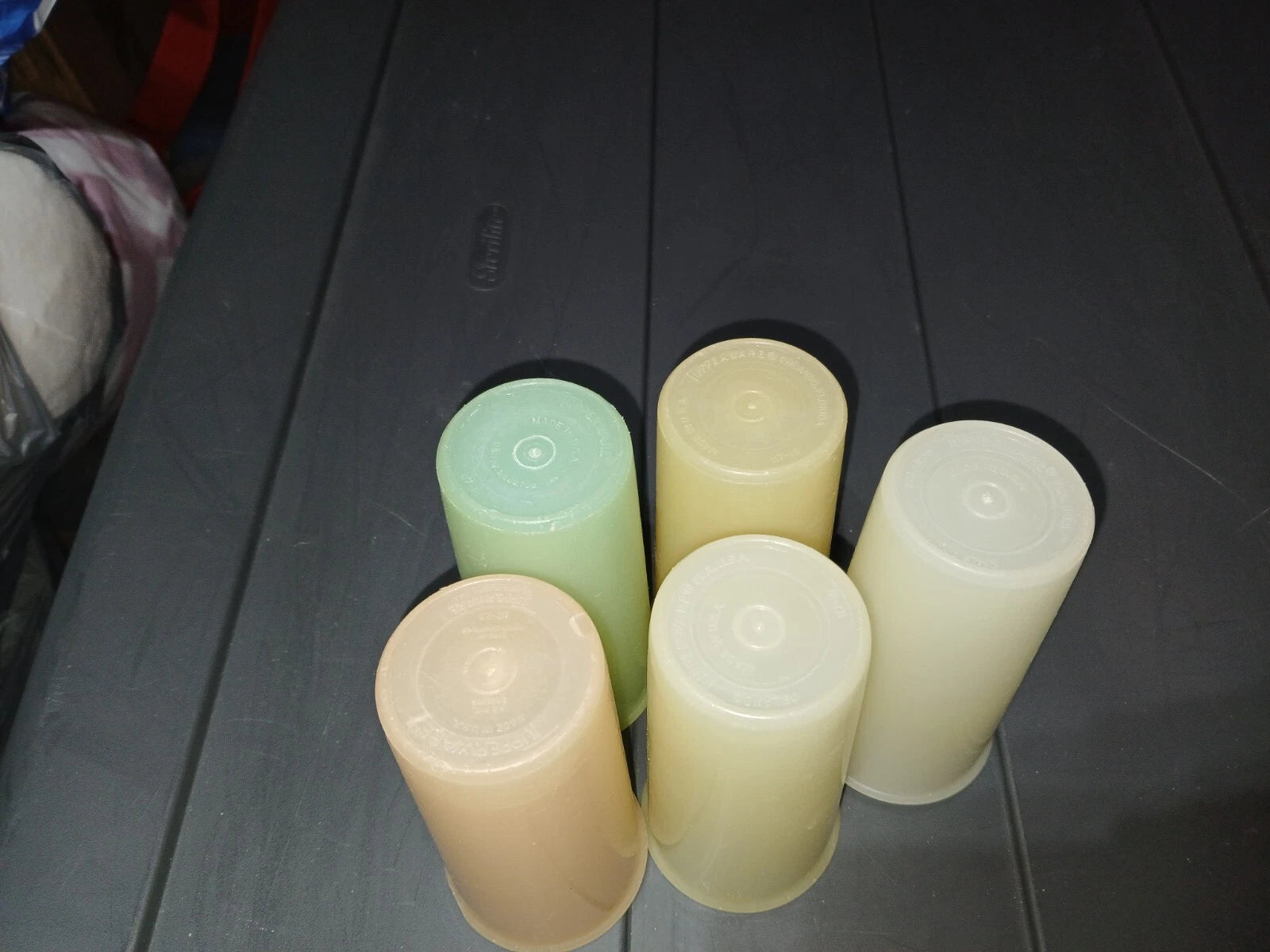Set of 5 VTG Tupperware 117 Stackable Pastel Juice Glasses Tumblers 6 oz. | eBay